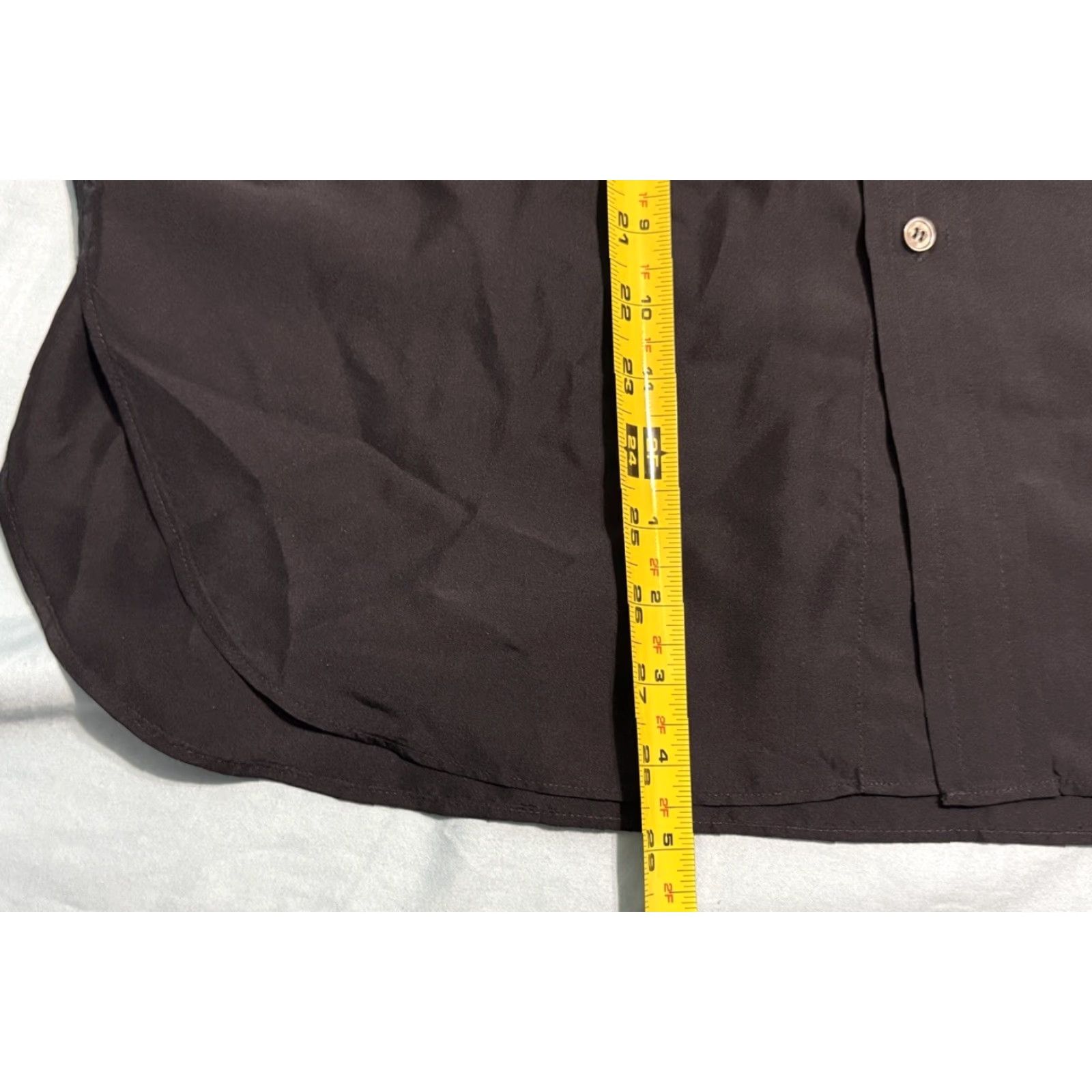 Buck Mason Buck Mason Button-Up Shirt Silk Black M Adult Regular Long Sleeve Button-Up Calory Casual Travel 100% Silk EUC Mens Size US M / EU 48-50 / 2 - 6 Thumbnail