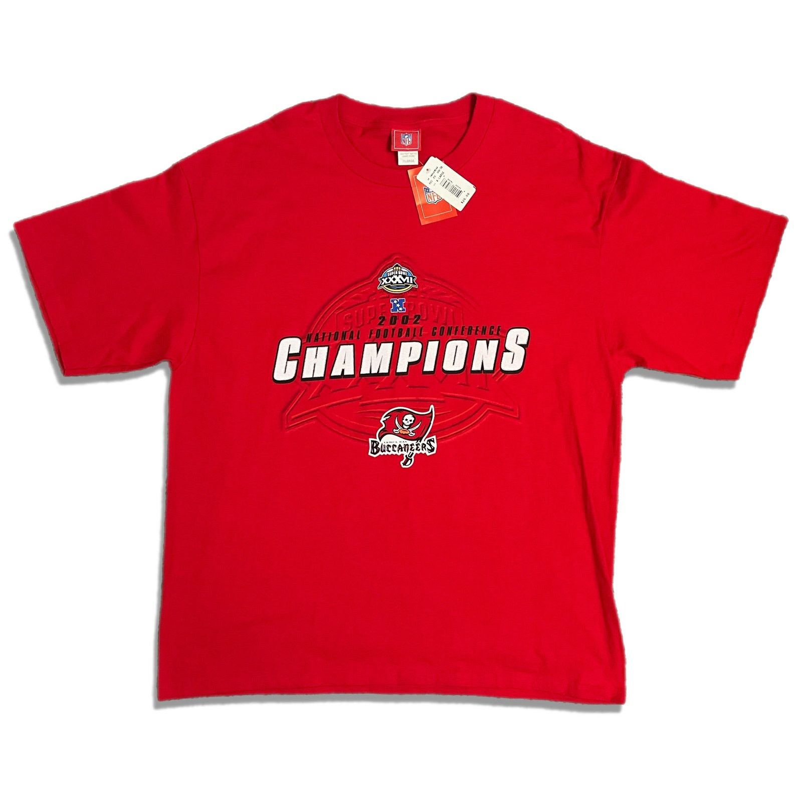 NFL Tampa Bay Buccaneers 2002 NFC Champs Shirt - XL Size US XL / EU 56 / 4 - 1 Thumbnail