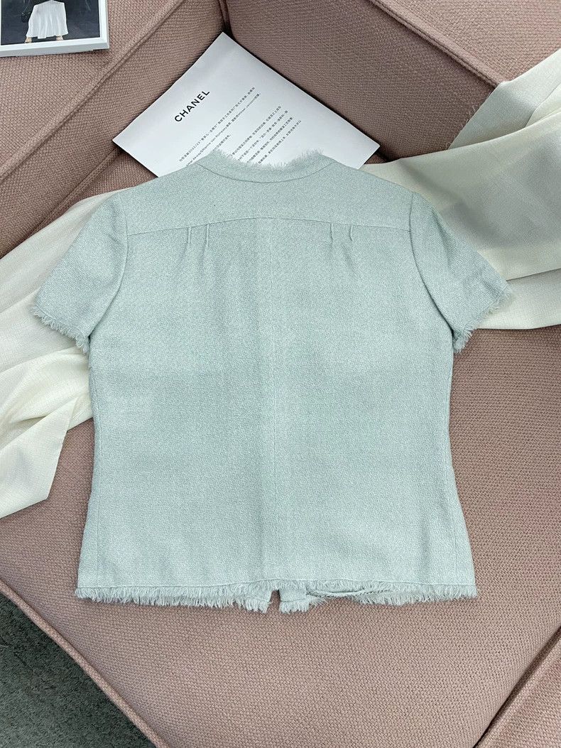 Chanel Chanel Mint green small tassel short sleeves Size XS / US 0-2 / IT 36-38 - 3 Thumbnail