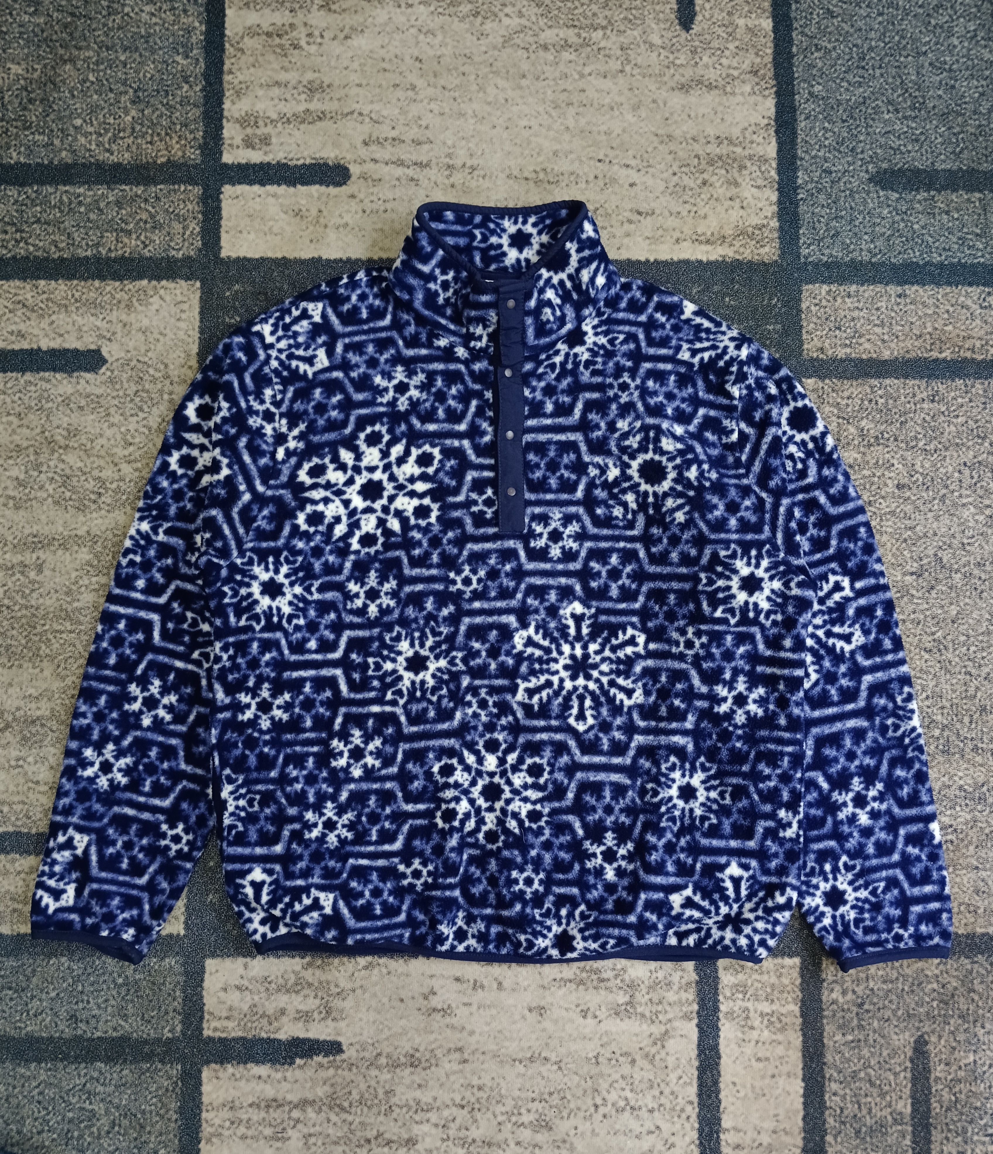 L.L. Bean L.L BEAN SNOWFLAKE ❄️ PULLOVER FLEECE Size US M / EU 48-50 / 2 - 2 Thumbnail