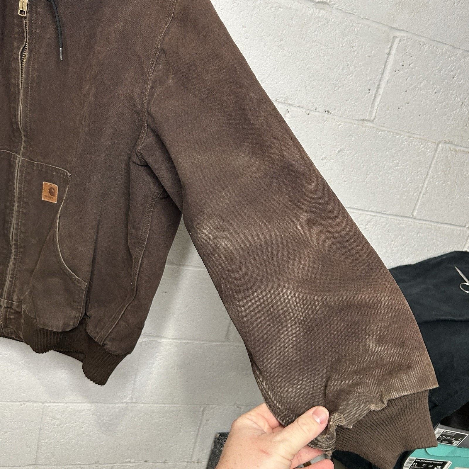Carhartt Vintage Carhartt Hooded Active Jacket “Dark Brown” J130 DKB Size US XL / EU 56 / 4 - 5 Thumbnail
