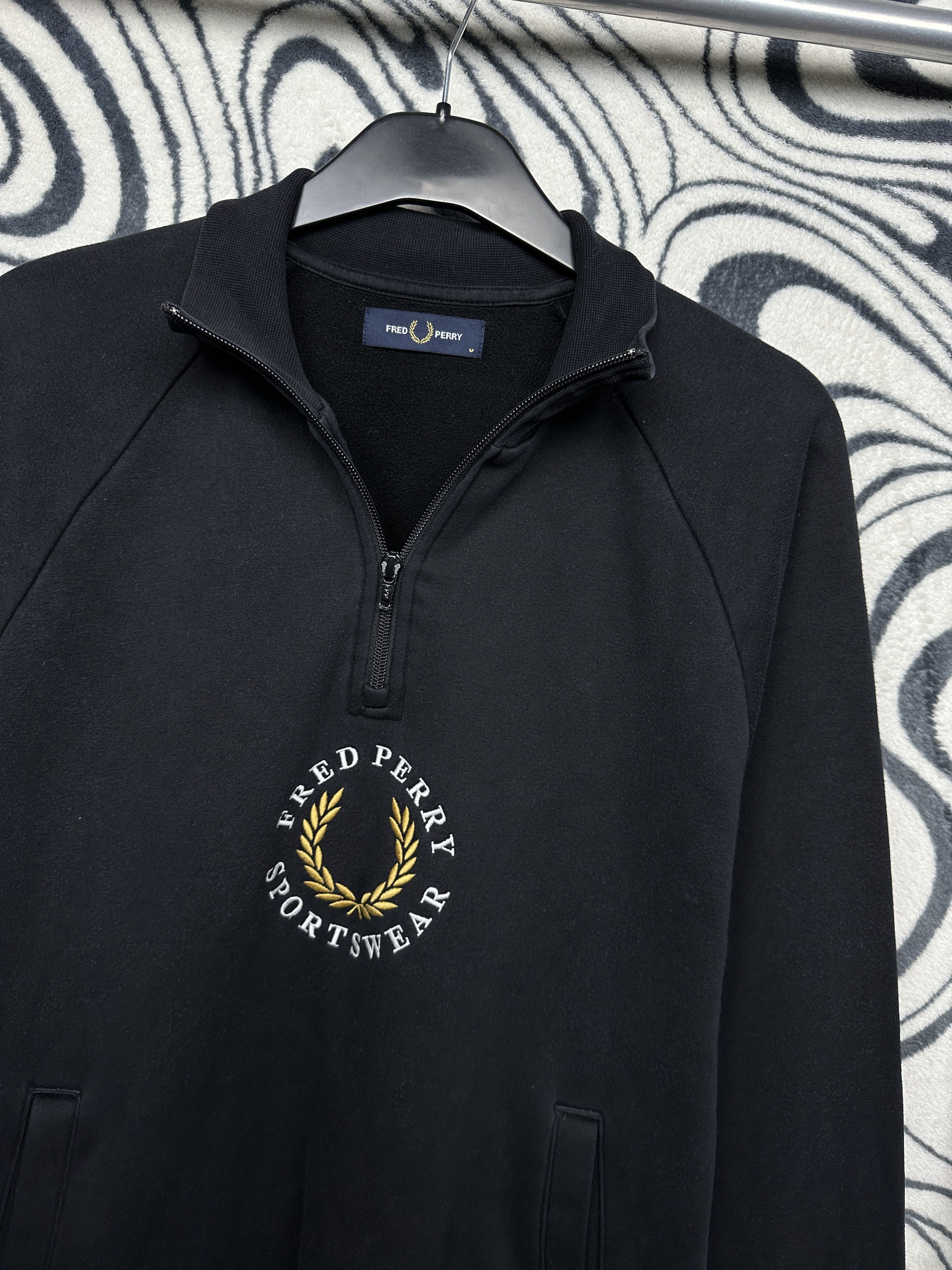 Fred Perry Fred Perry Mens Half-Zip Mens Sweatshirt Size US M / EU 48-50 / 2 - 2 Thumbnail