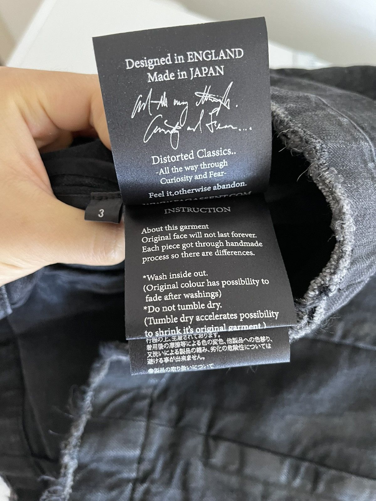 Fagassent Toshiki Aoki Black Denim Jacket Size US M / EU 48-50 / 2 - 4 Thumbnail