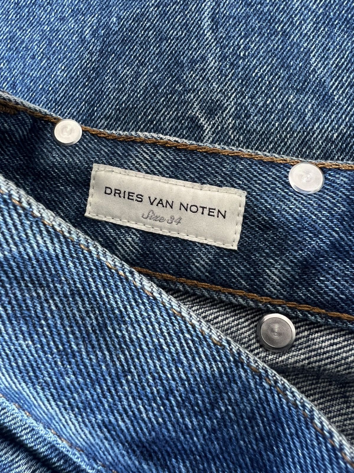 Dries Van Noten Dries Van Noten Marble Wash Denim Size US 34 / EU 50 - 7 Thumbnail