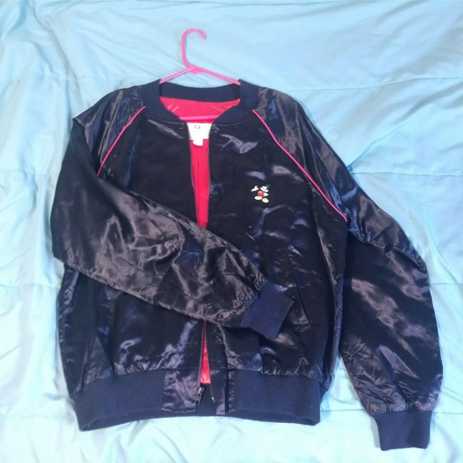 Disney Channel Employee Satin Jacket rare cast member vtg