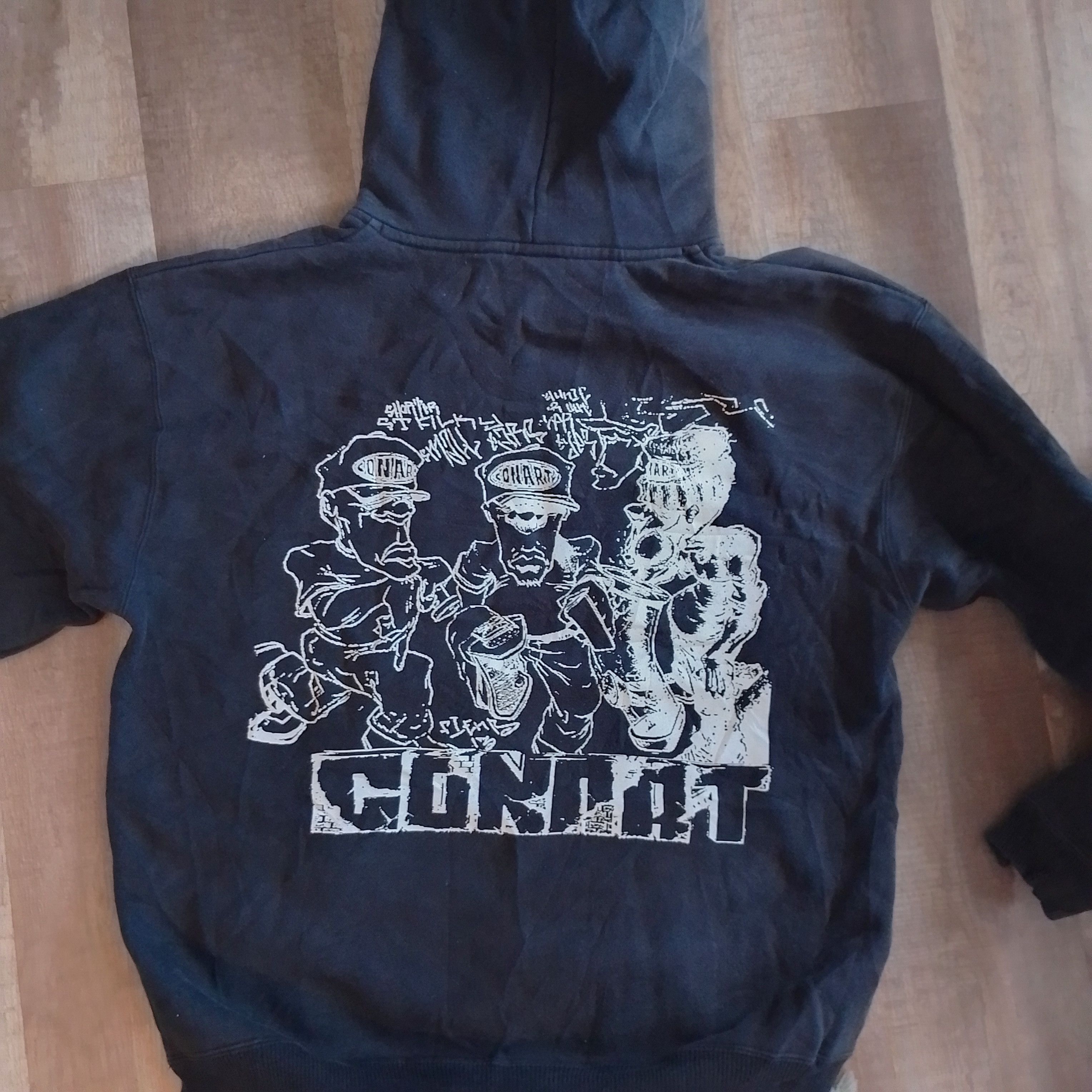 image of Conart Hoodie in Black, Men's (Size Large)