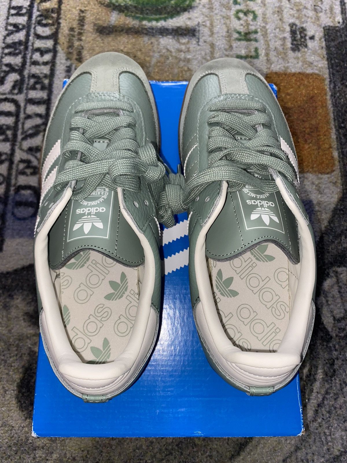 Adidas Adidas Samba OG Silver Green (5.5 Mens) Size US 6.5 / IT 36.5 - 6 Thumbnail