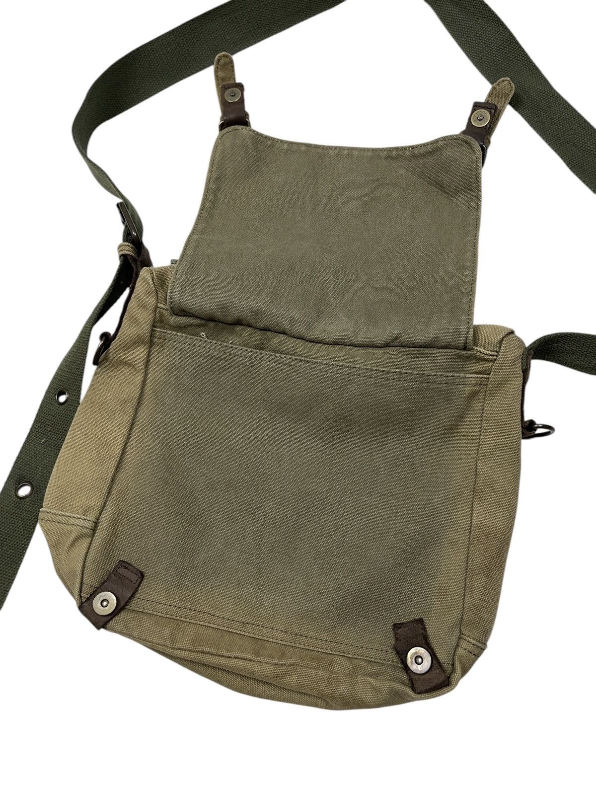 Vintage Vintage Distressed Military Bag Multi Pocket Diesel Style Size ONE SIZE - 3 Thumbnail