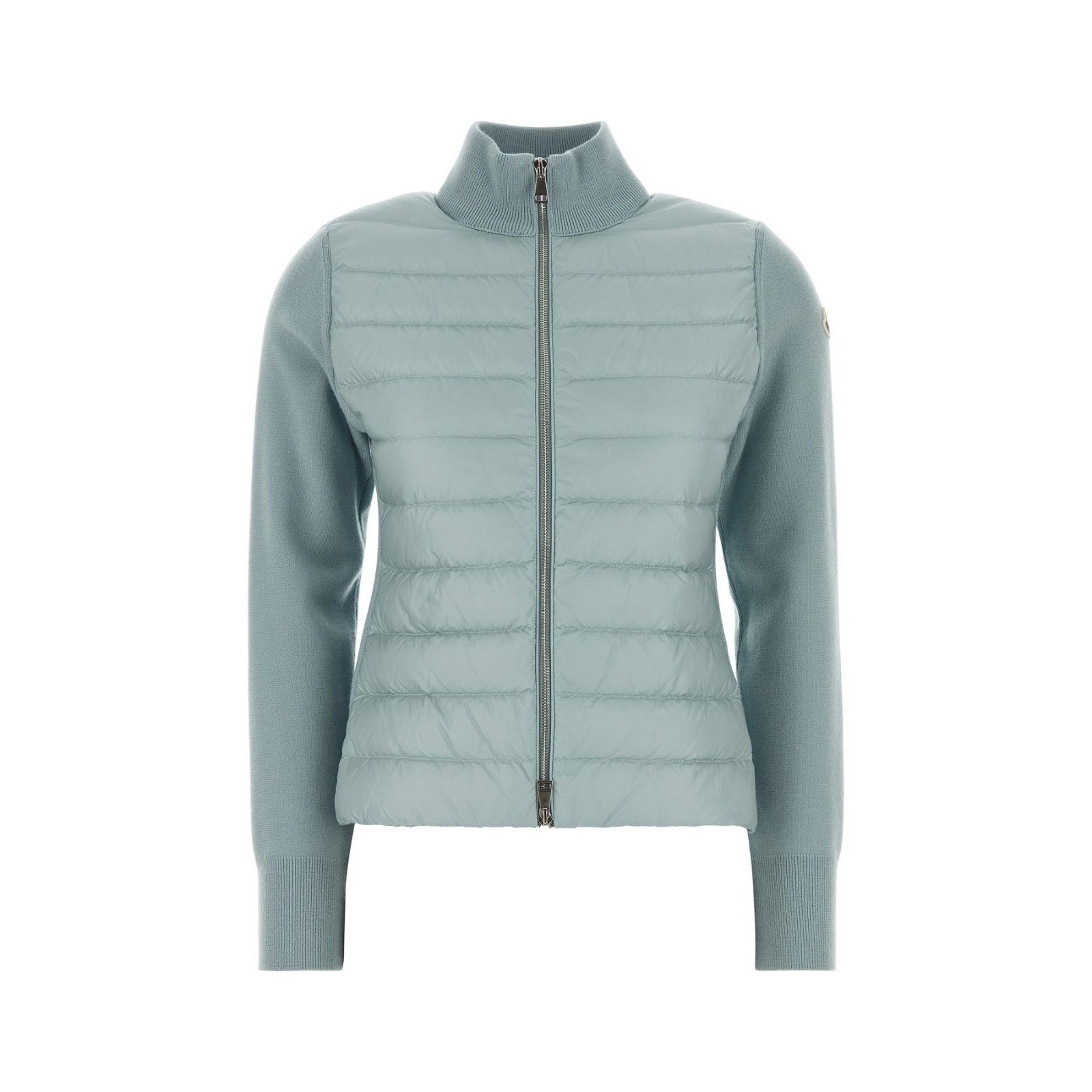 MONCLER Pastel Light Blue Nylon Down Jacket New (Women's siz