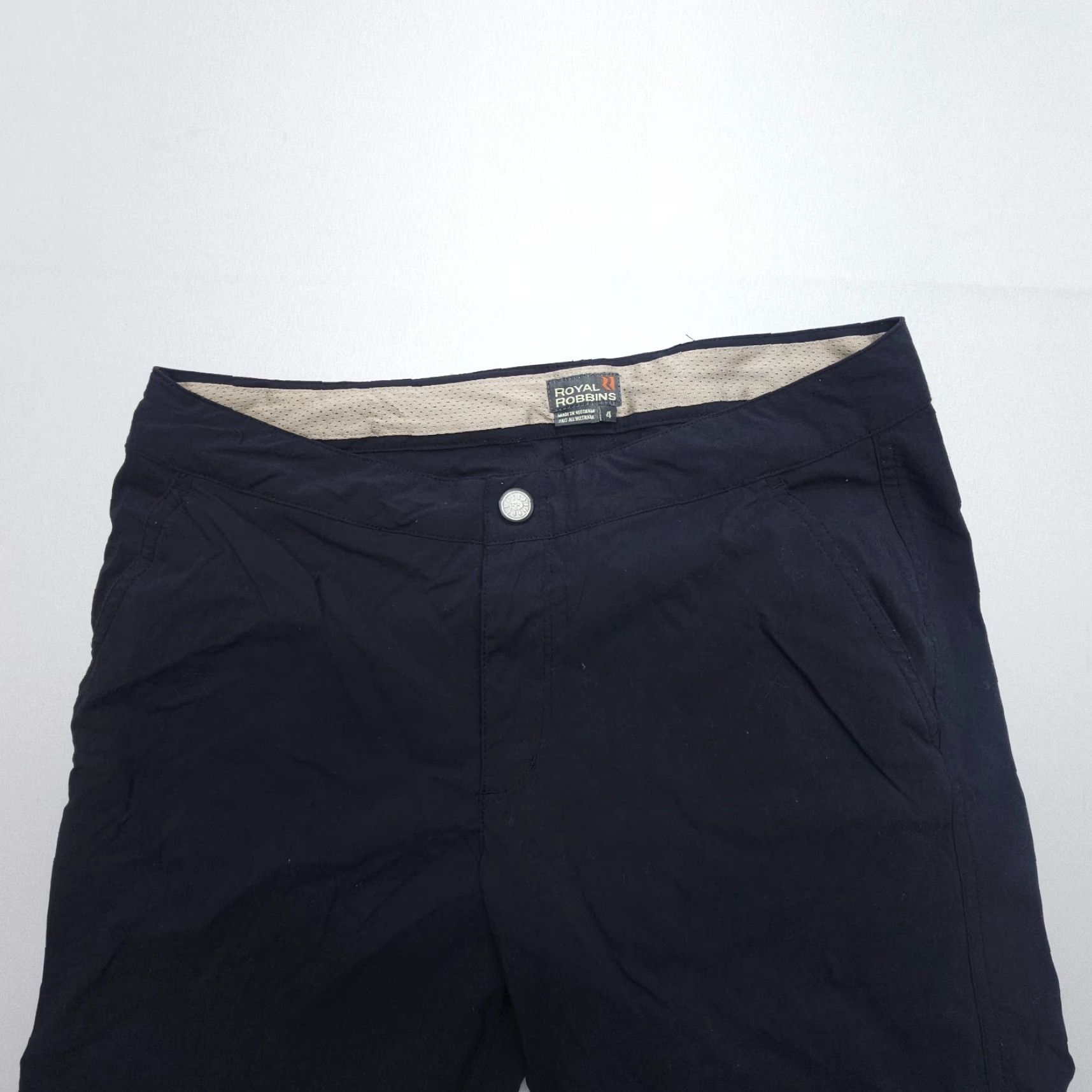 Royal Robbins VINTAGE Royal Robbins Capri Hiking Pants Womens 4 Black Light Mini Cargo Pocket Y2K Gorp Size 28" / US 6 / IT 42 - 5 Thumbnail