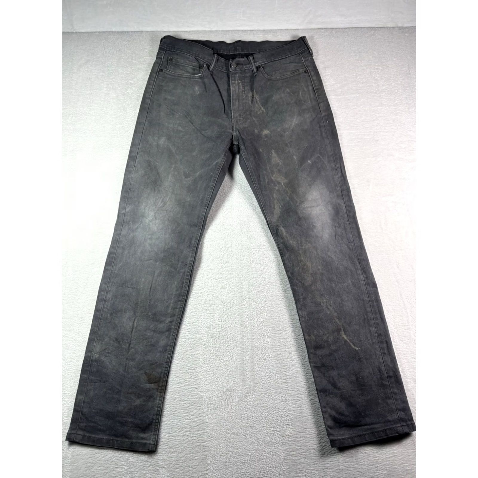 Levi's Levi's 541 Jeans Mens 34x32 Gray Athletic Taper Denim Pants Casual Size US 34 / EU 50 - 2 Thumbnail