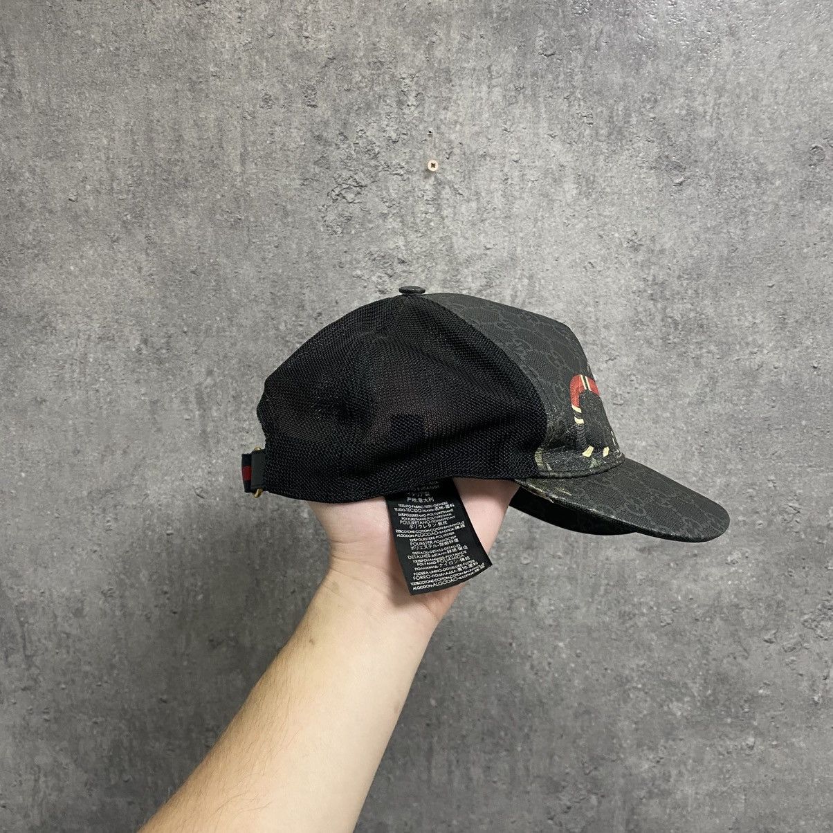 Gucci Gucci Snake Monogram Cap Hat Size ONE SIZE - 4 Thumbnail