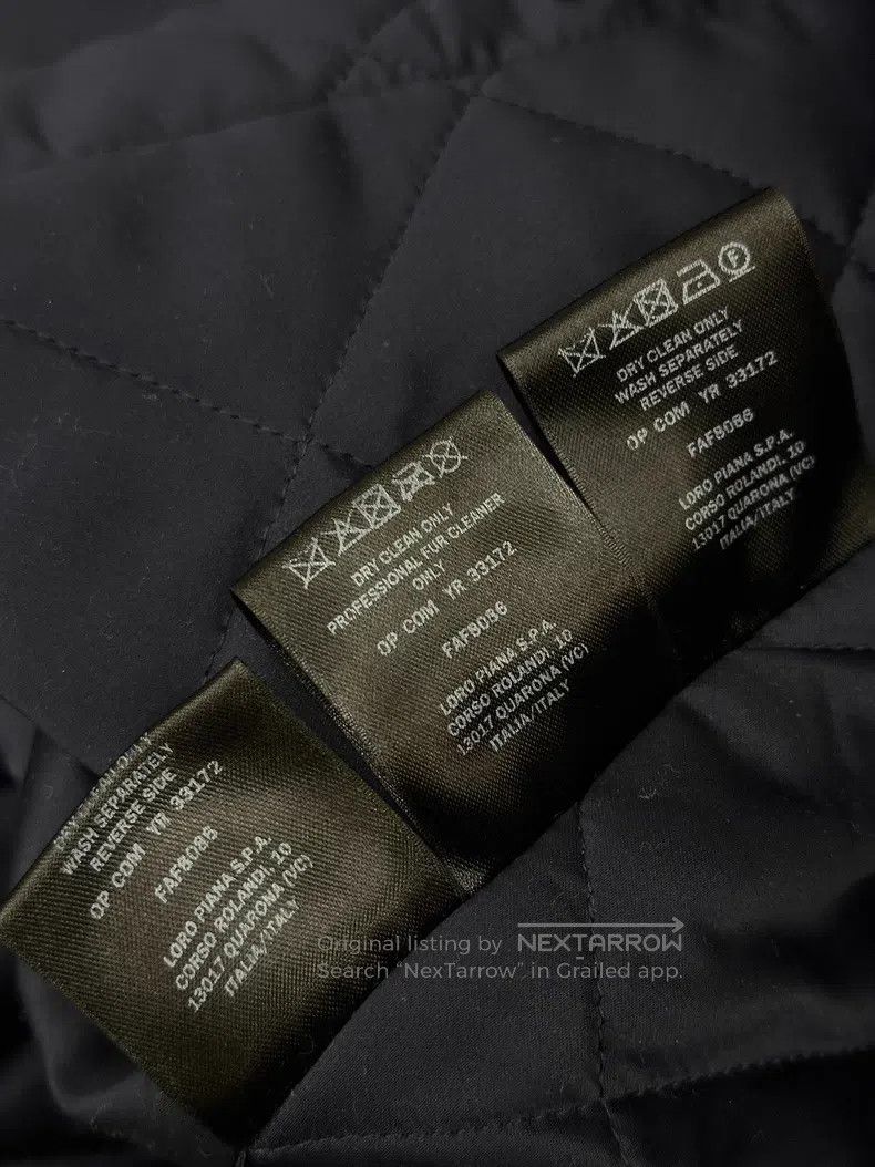 Loro Piana Loro Piana Blue Classic Fur Ski Jacket, Fur Collar is Cash Size L / US 10 / IT 46 - 7 Thumbnail