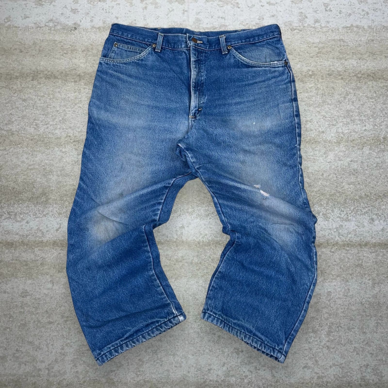 Eddie Bauer Vintage 90s Eddie Bauer Jeans 40x28 Regular Fit Dark Wash Size US 40 / EU 56 - 2 Thumbnail