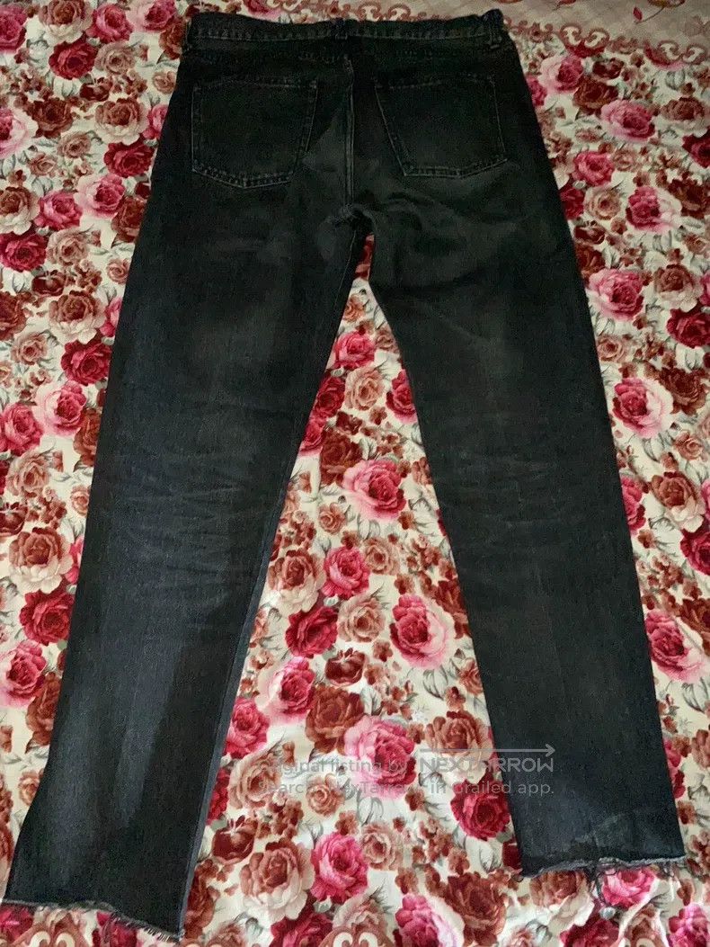 Saint Laurent Paris Saint Laurent Paris Embroidered logo series single knee do Size US 34 / EU 50 - 2 Thumbnail