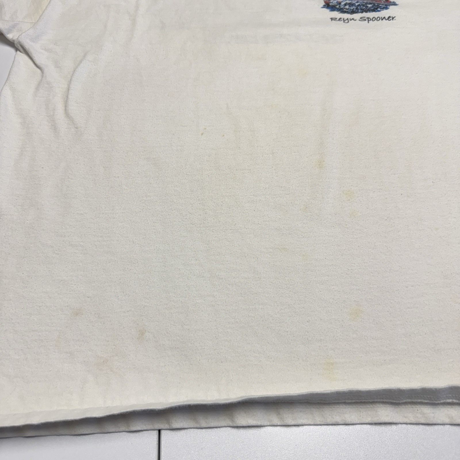 Reyn Spooner Vintage Reyn Spooner T Shirt Mens XL White Short Sleeve Beac Size US XL / EU 56 / 4 - 8 Thumbnail