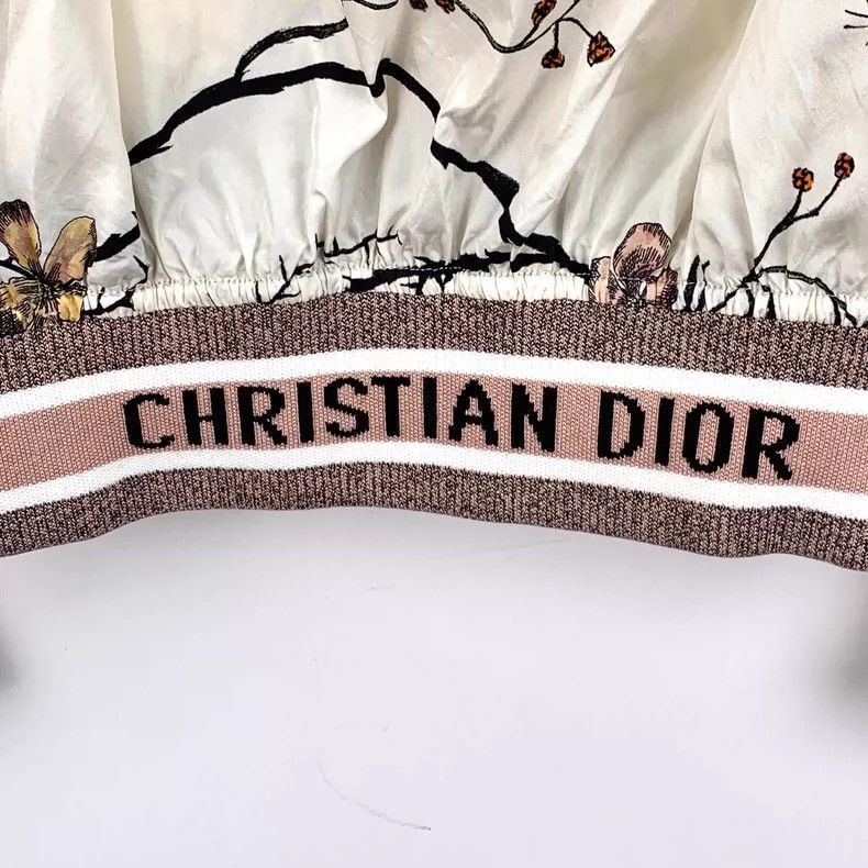 Dior Christian Dior Floral Silk Long Sleeve Jacket-2505 Size XXS / US 00 / IT 34 - 5 Thumbnail