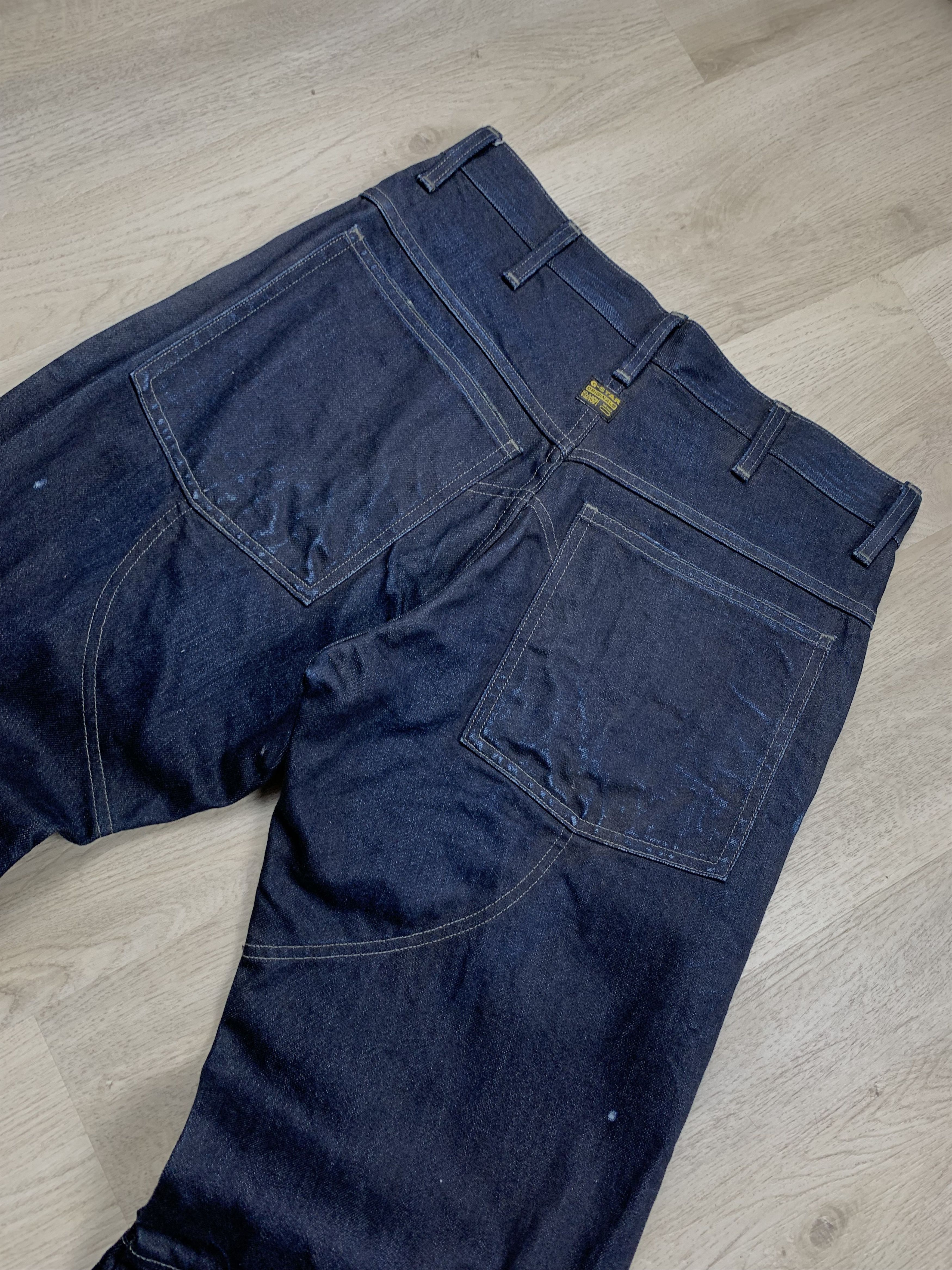 G-Star G Star Raw Vintage Denim Double Knee Pants Jeans Size US 30 / EU 46 - 2 Thumbnail