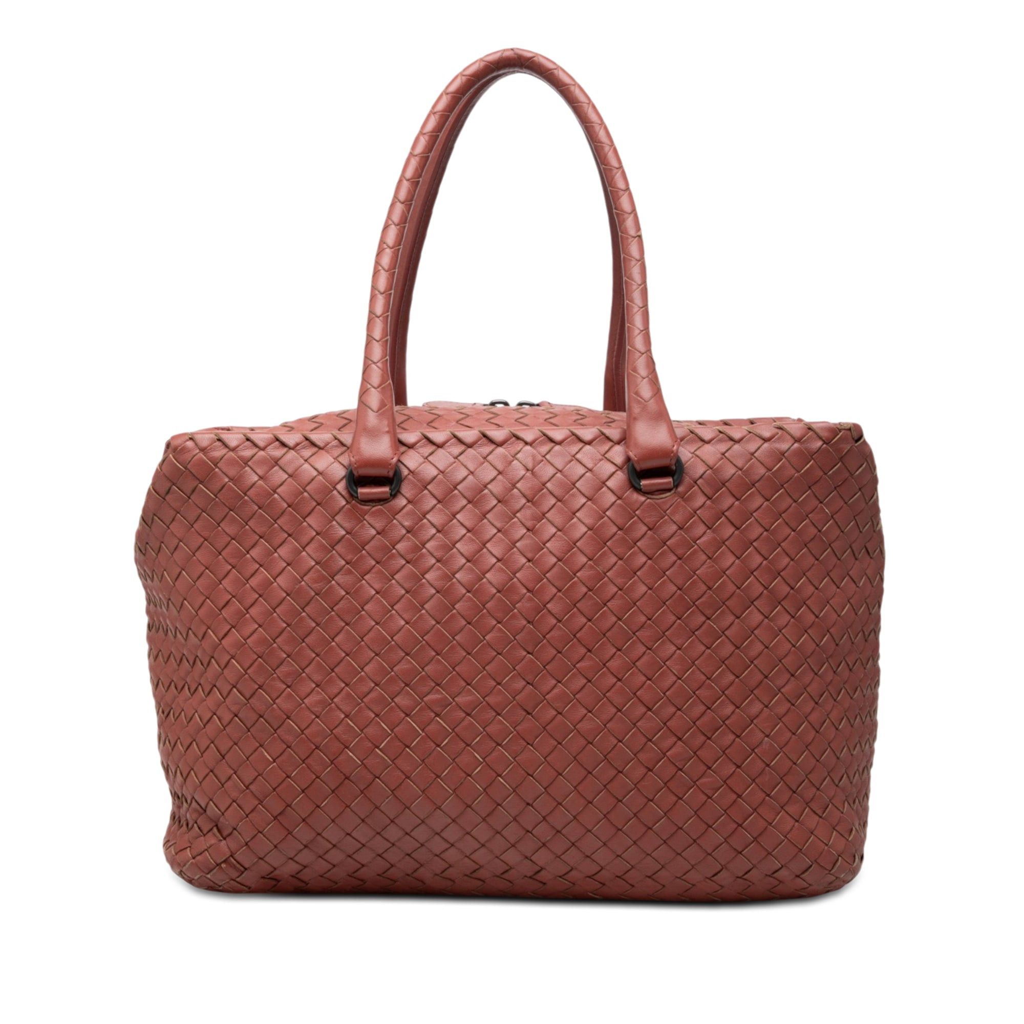 Bottega Veneta Nappa Intrecciato Brick Tote Size ONE SIZE - 1 Thumbnail