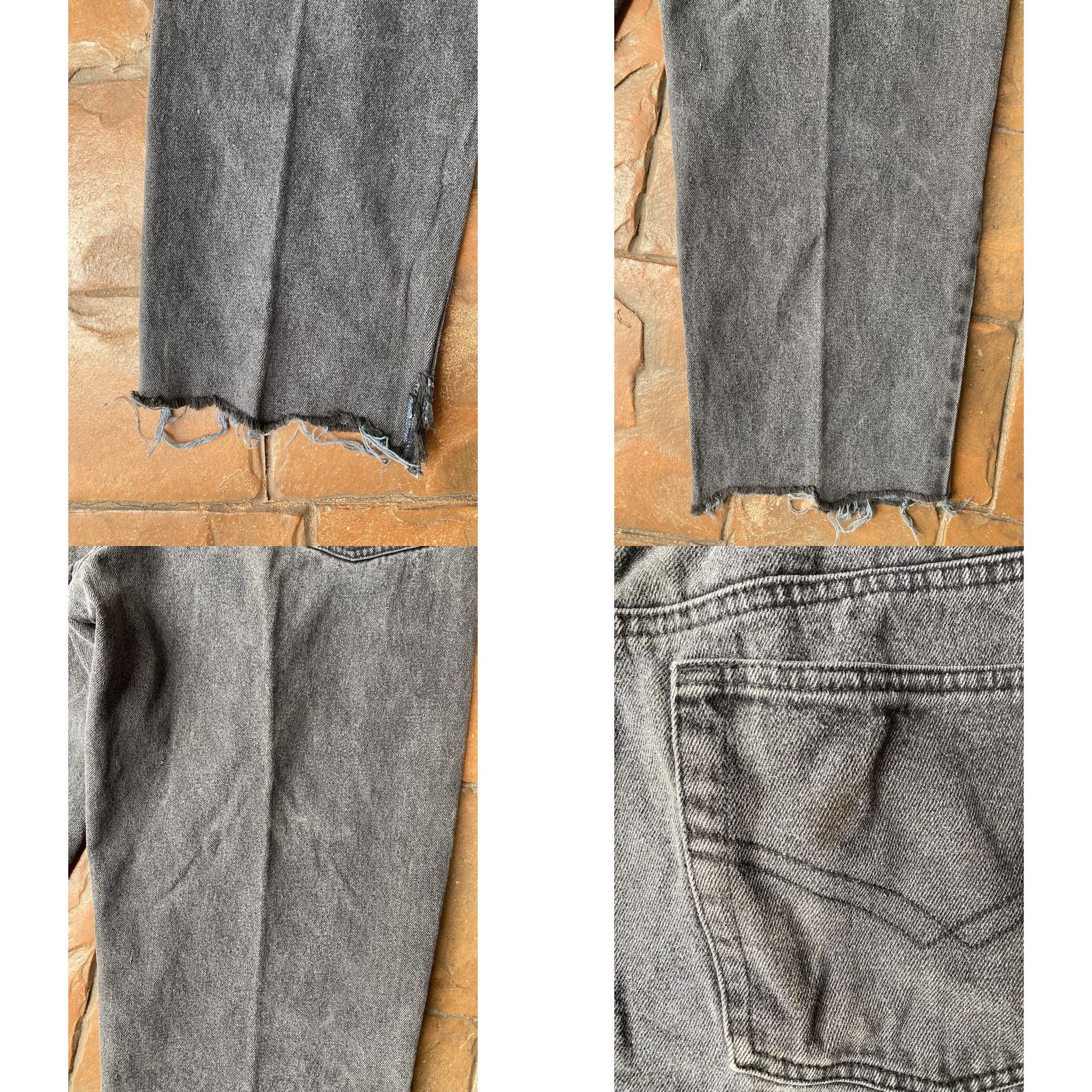Vintage VINTAGE UNIONBAY Jeans Baggy 90s Distressed Grunge 38x26 Mens Denim Blue Regular 5-Pocket Style Wide-Leg Y2K Size US 38 / EU 54 - 8 Thumbnail