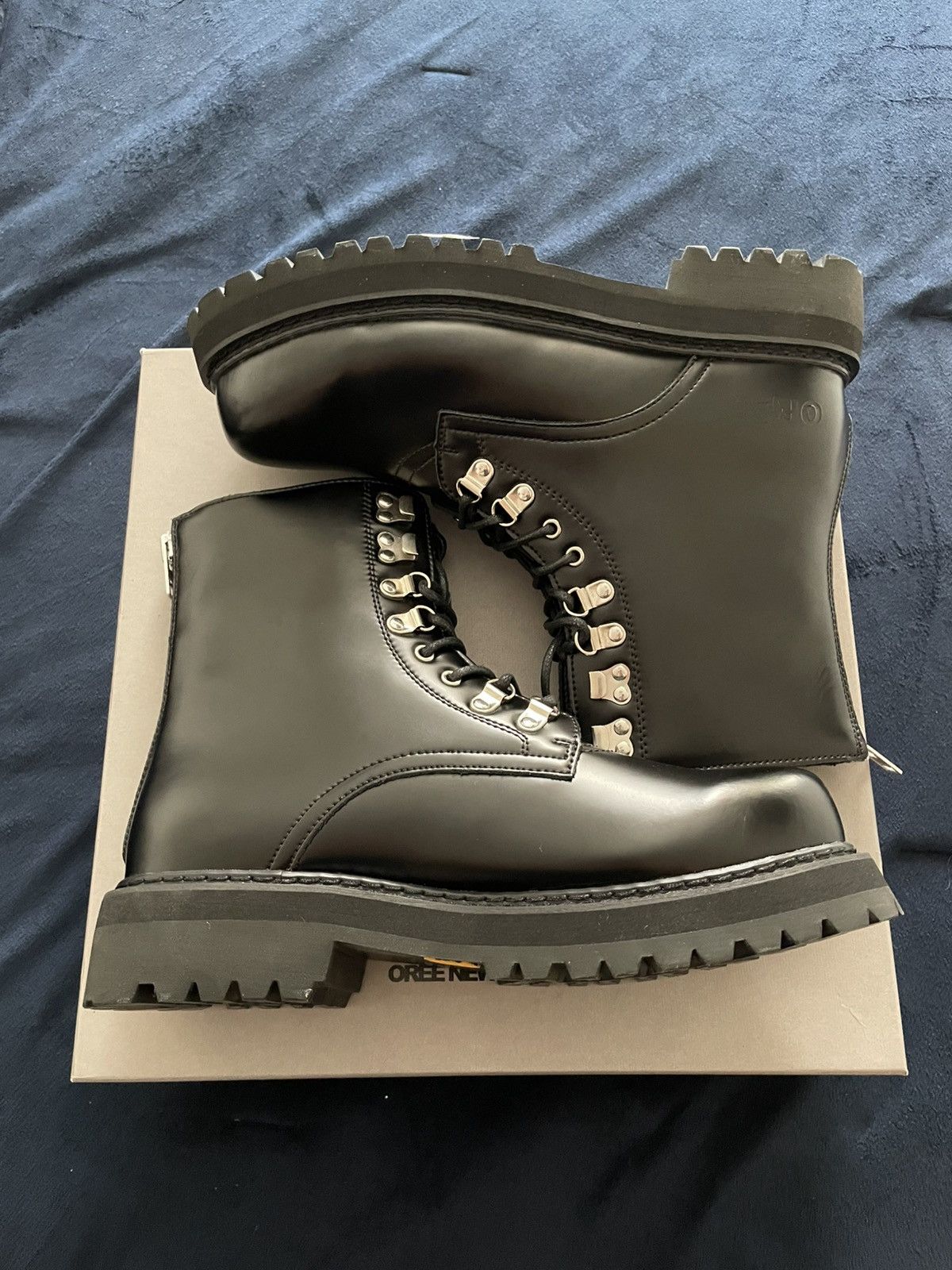 Oree New York Orée New York Duke Infantry Lace Up Combat Boots Size US 11 / EU 44 - 3 Thumbnail