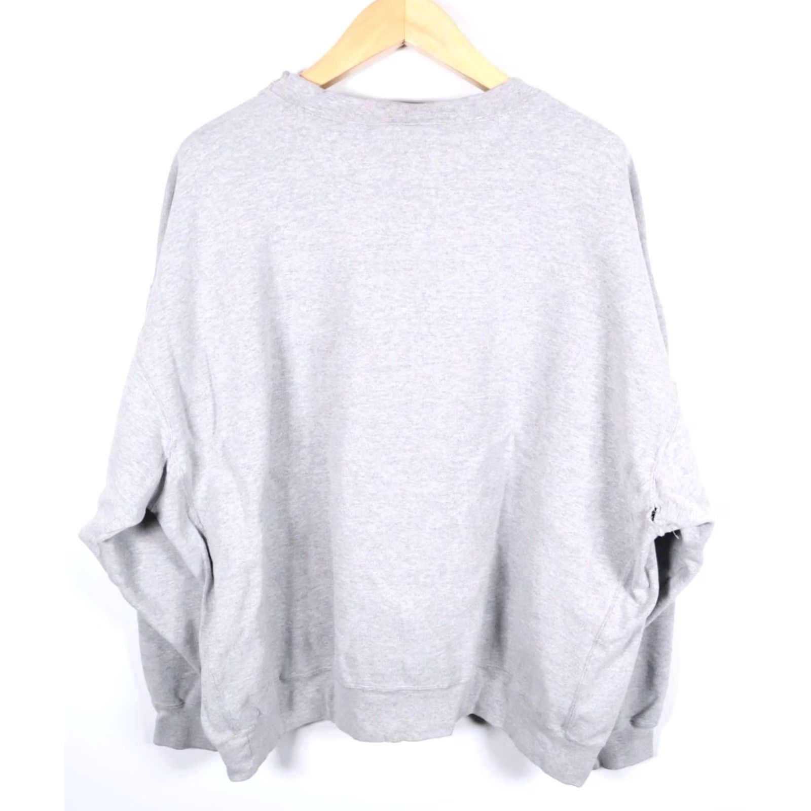 Nike VINTAGE Nike Sweatshirt Men's 3XL Gray Crewneck Heavyweight Spell Out 90s Retro Size US XXL / EU 58 / 5 - 2 Thumbnail