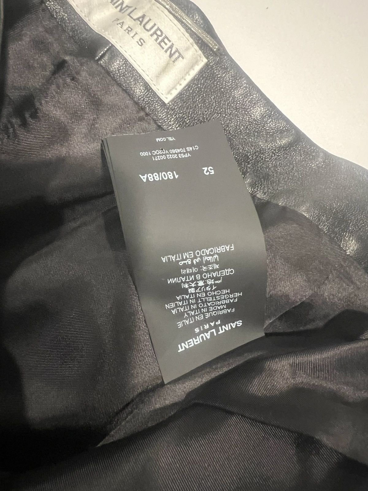 Saint Laurent Paris Saint Laurent mens leather pants. 52/34. $4990 Size US 34 / EU 50 - 7 Thumbnail