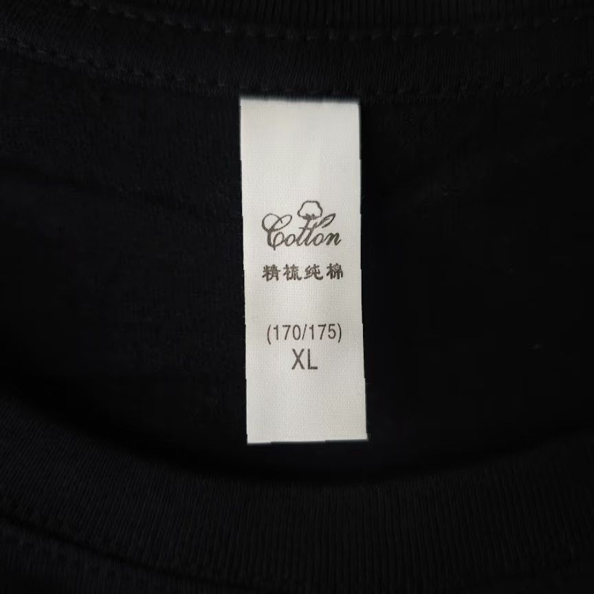 Vintage VINTAGE Chinese Calligraphy T Shirt Mens Size Medium Black Red Joy Size US M / EU 48-50 / 2 - 6 Thumbnail