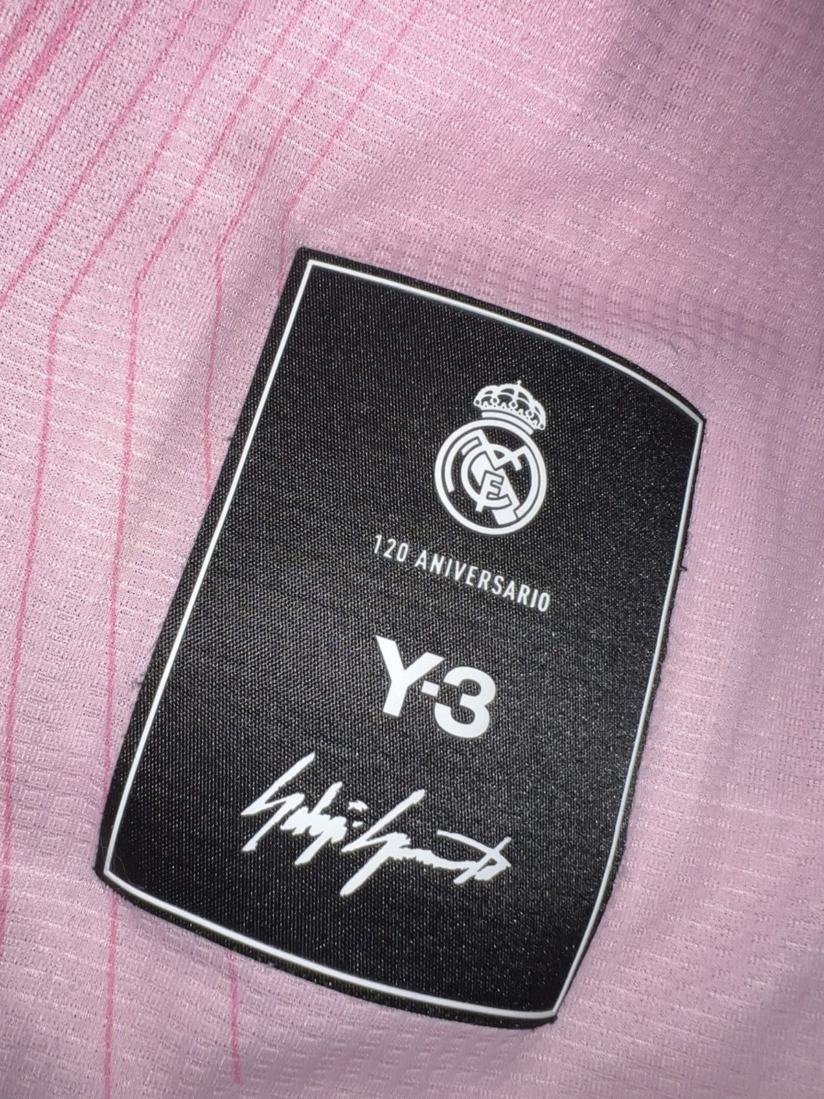 Yohji Yamamoto Y-3 Real Madrid Pink Jersey – Worn a Few Times Box Included Size US XL / EU 56 / 4 - 2 Thumbnail