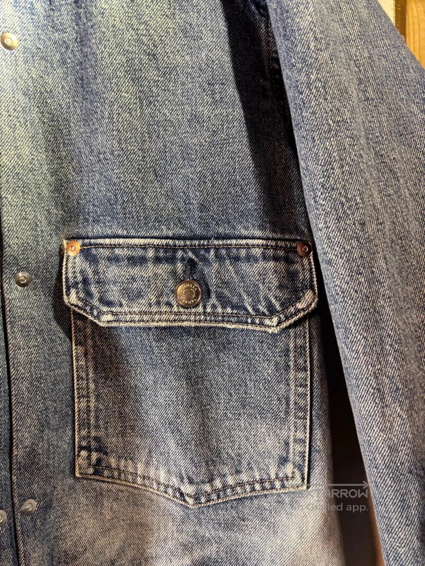 TANAKA Blue Denim Jacket, Size L. Size US L / EU 52-54 / 3 - 4 Thumbnail