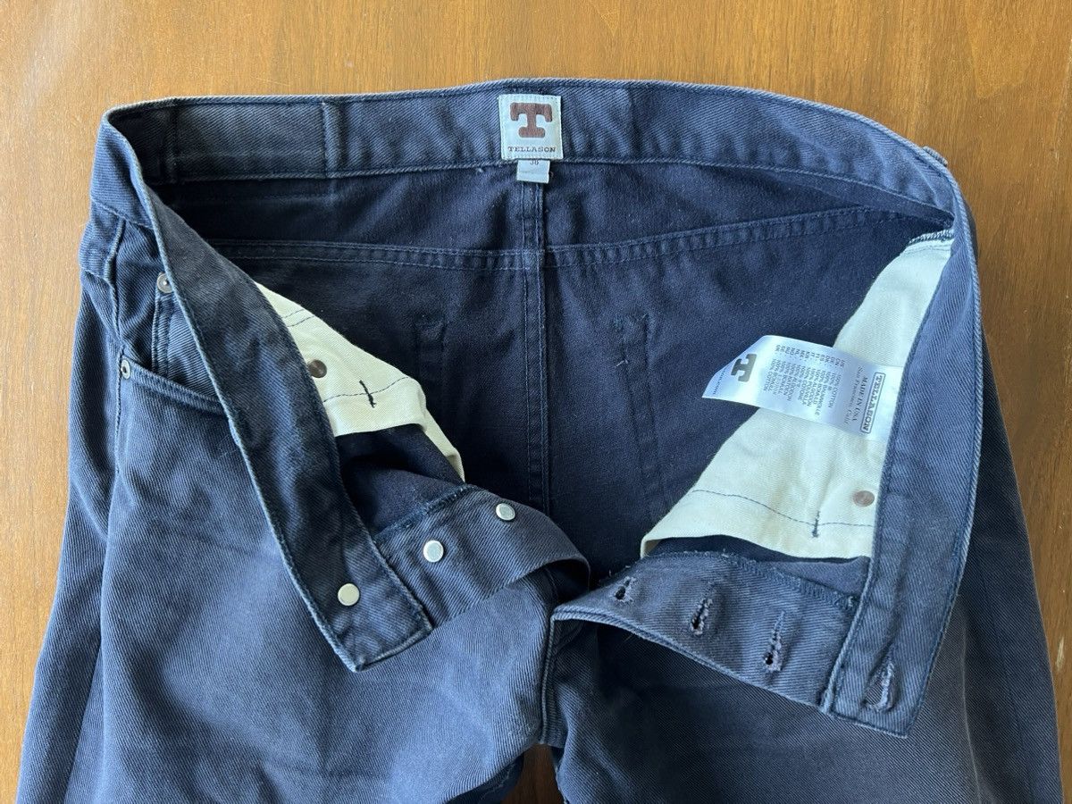 Tellason Ladbroke Grove Slim Tapered Navy Twill Size US 36 / EU 52 - 5 Thumbnail