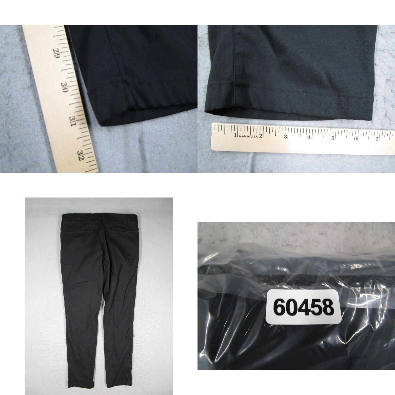 Vintage Birddogs Pants Mens 36x31 Black Stretch Khakis Lined Casual Golf Performance Waist 36 Pockets Tapered Size US 36 / EU 52 - 8 Thumbnail