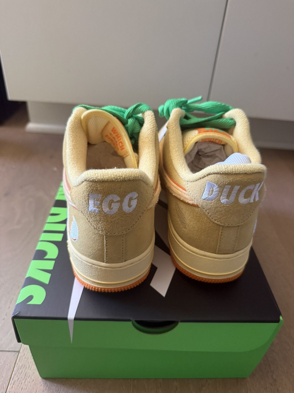 Nike Size 10.5 - NIKE AIR FORCE 1 DOAF OREGON EGG OR DUCK PE Size US 10.5 / EU 43-44 - 3 Thumbnail