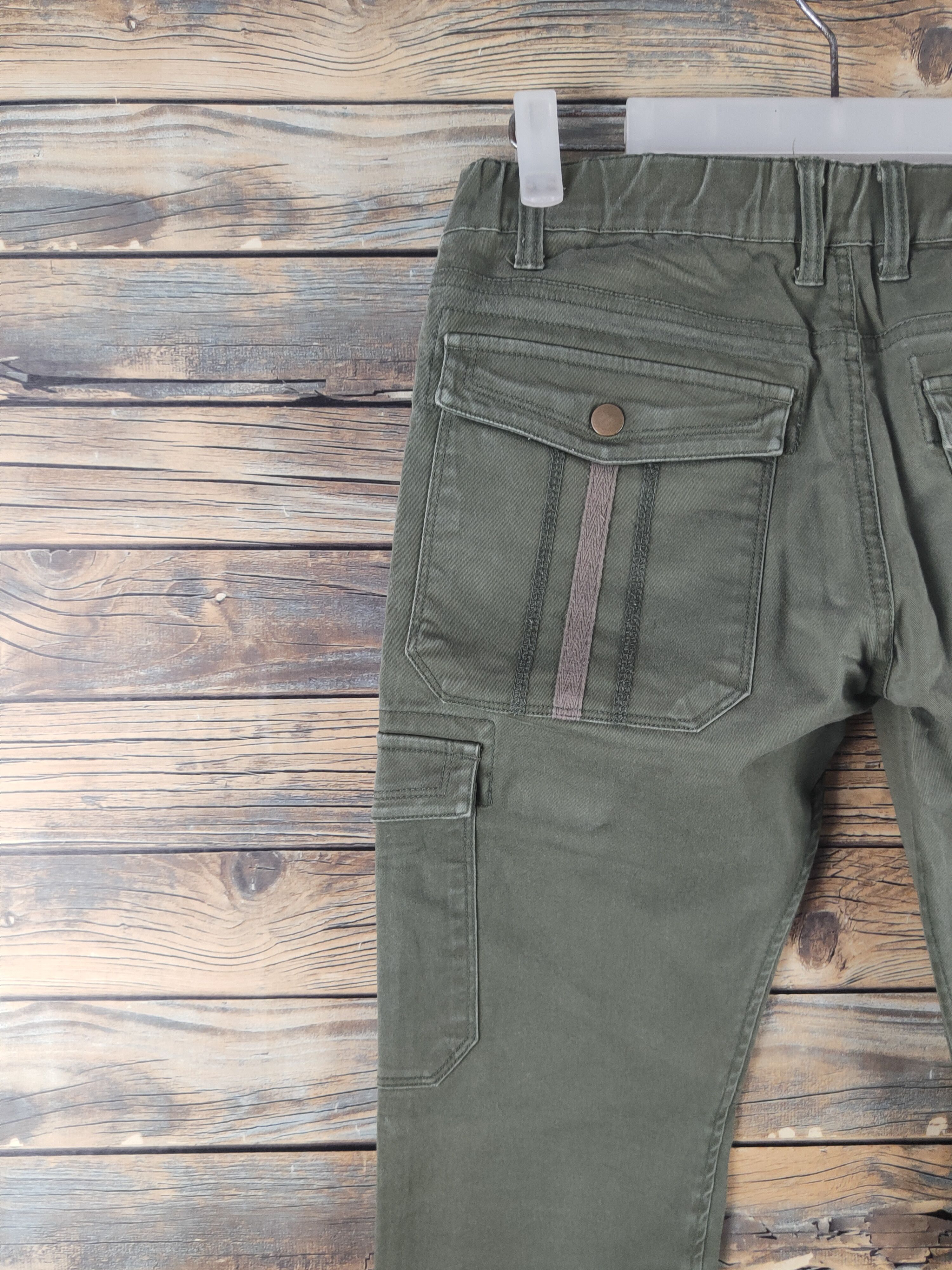 Japanese Brand DL P,b Green Multipocket Tactical Cargo Pants #1927 Size 28" / US 6 / IT 42 - 8 Thumbnail