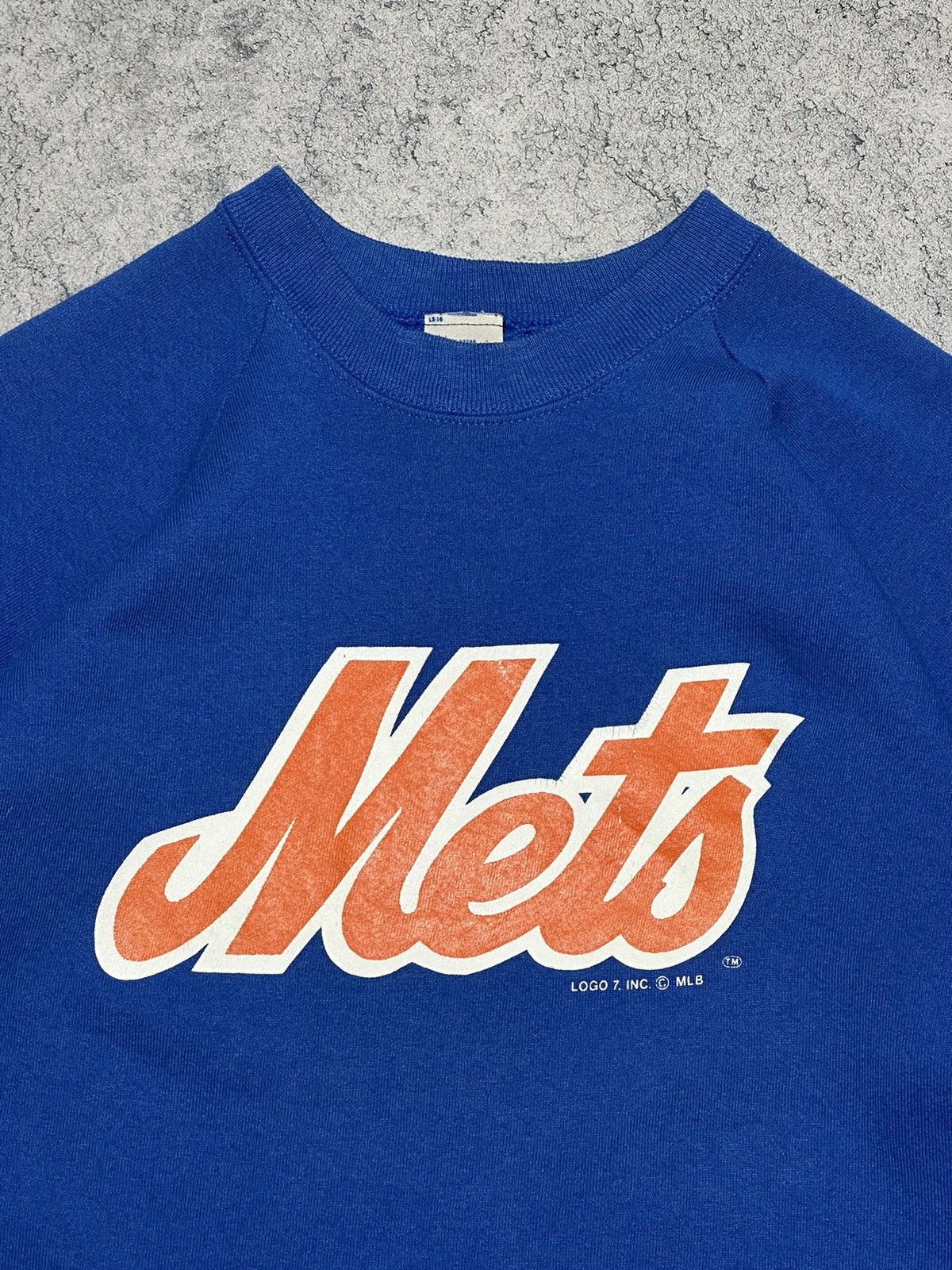 Logo 7 Vintage 90s Logo 7 New York Mets Sweatshirt Size US M / EU 48-50 / 2 - 4 Thumbnail