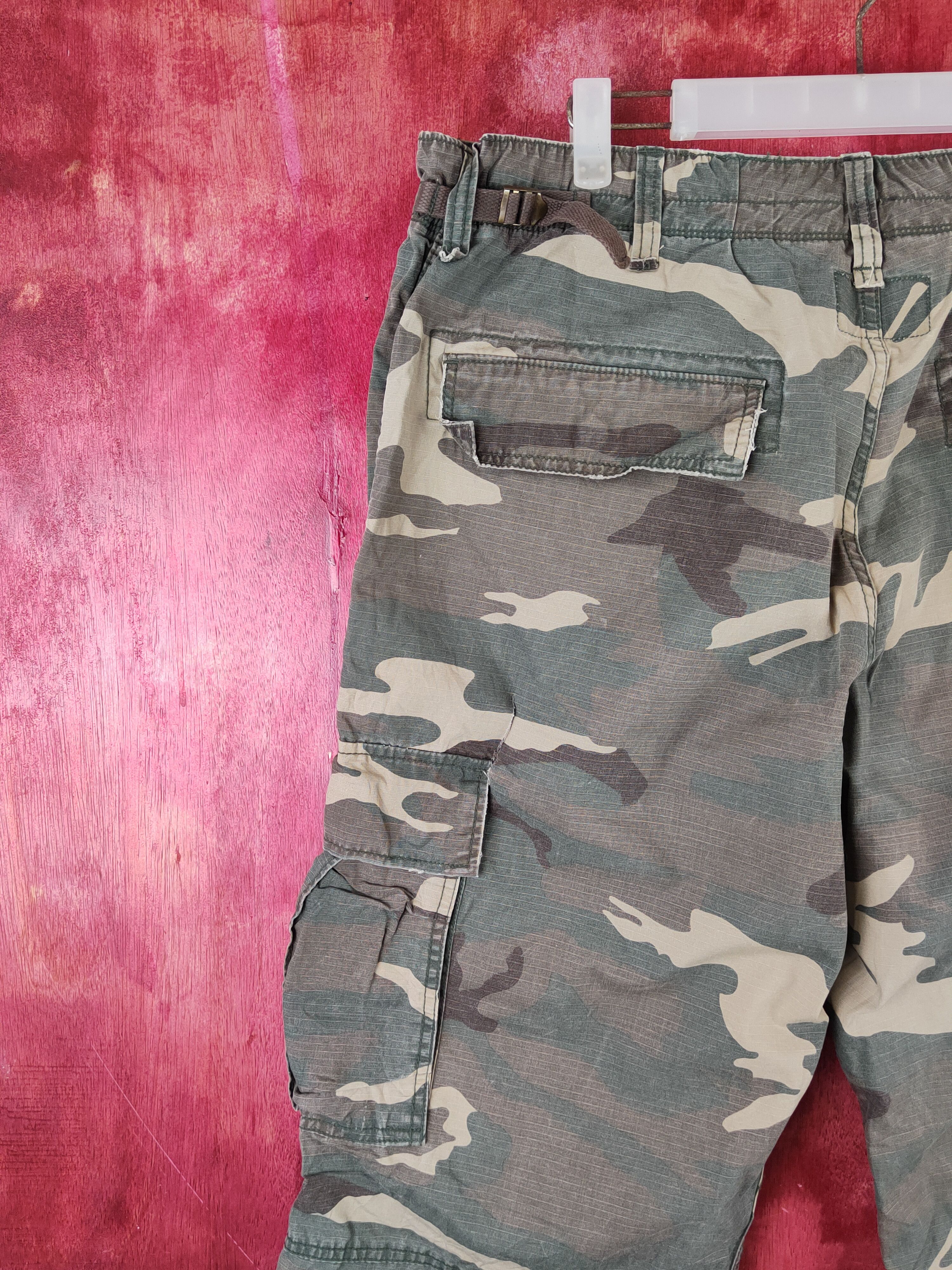 Avirex Avirex Camouflage Multipocket Tactical Cargo Pants #S1752 Size US 33 - 8 Thumbnail
