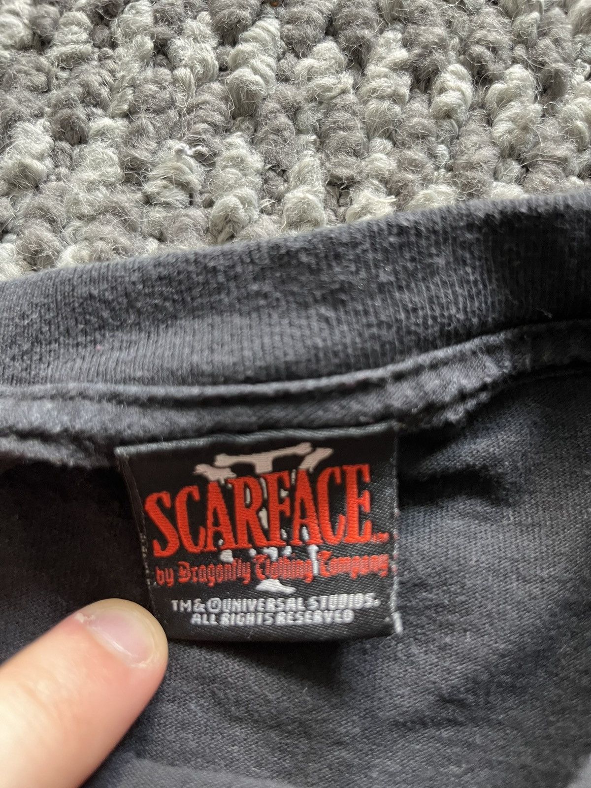 Dragonfly × Universal Studios 2000s Vintage Scarface Movie Promo Tee Size US M / EU 48-50 / 2 - 4 Thumbnail