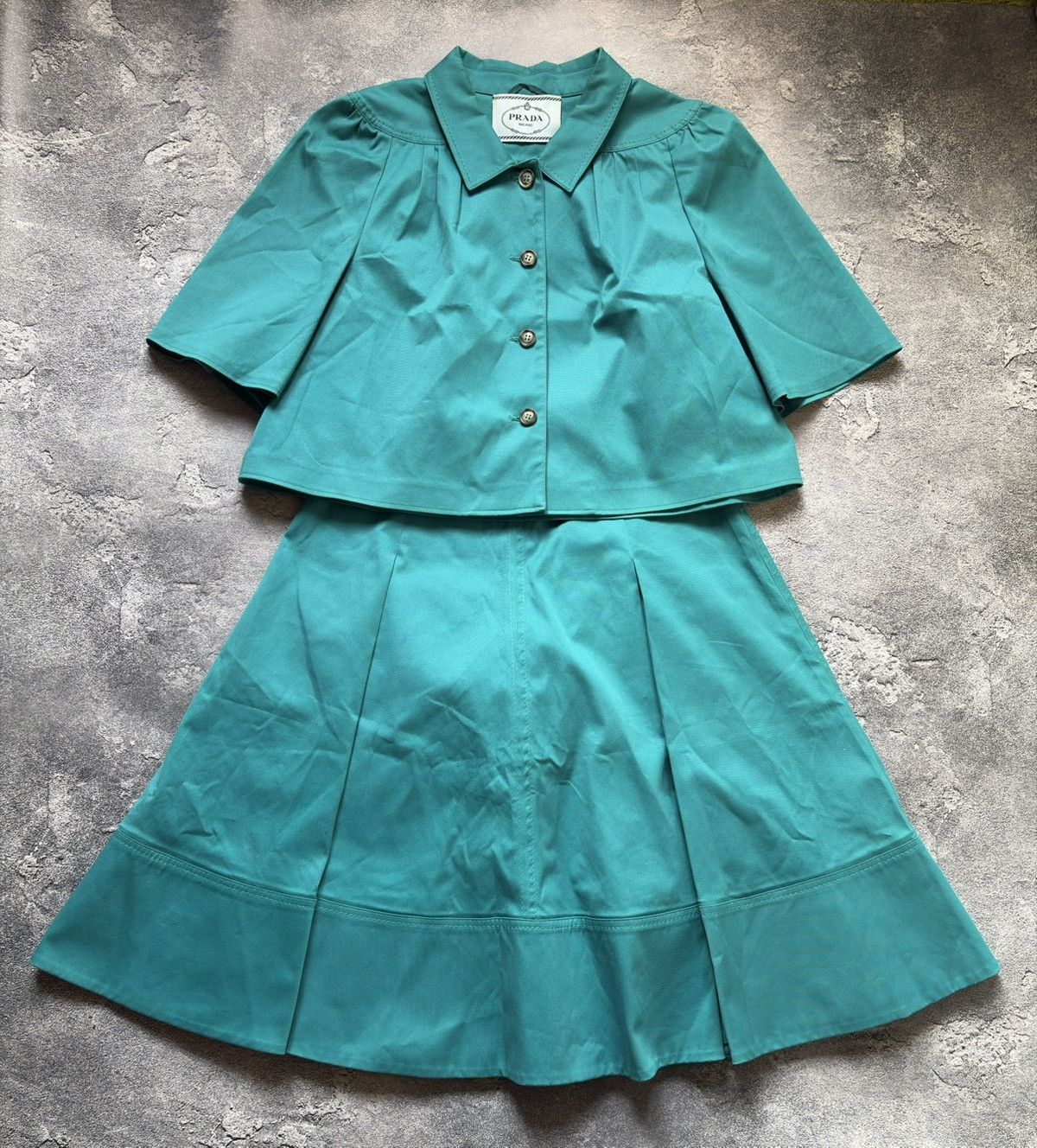 Prada Vintage Prada Jacket Pants And Skirt Luxury Suit Set Rare Size M / US 6-8 / IT 42-44 - 1 Thumbnail
