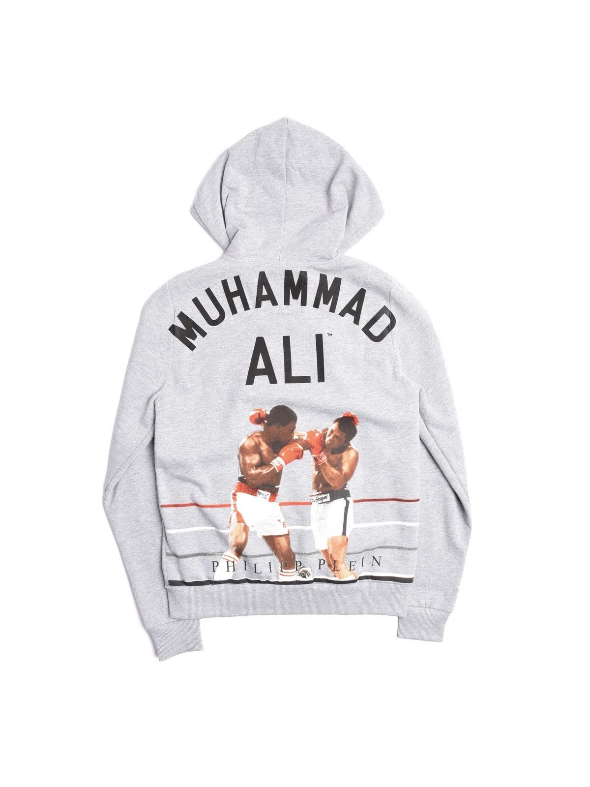 Philipp Plein Philipp Plein Fight Ali Hood Zip Up Hoodie Grey Size M Size US M / EU 48-50 / 2 - 1 Thumbnail