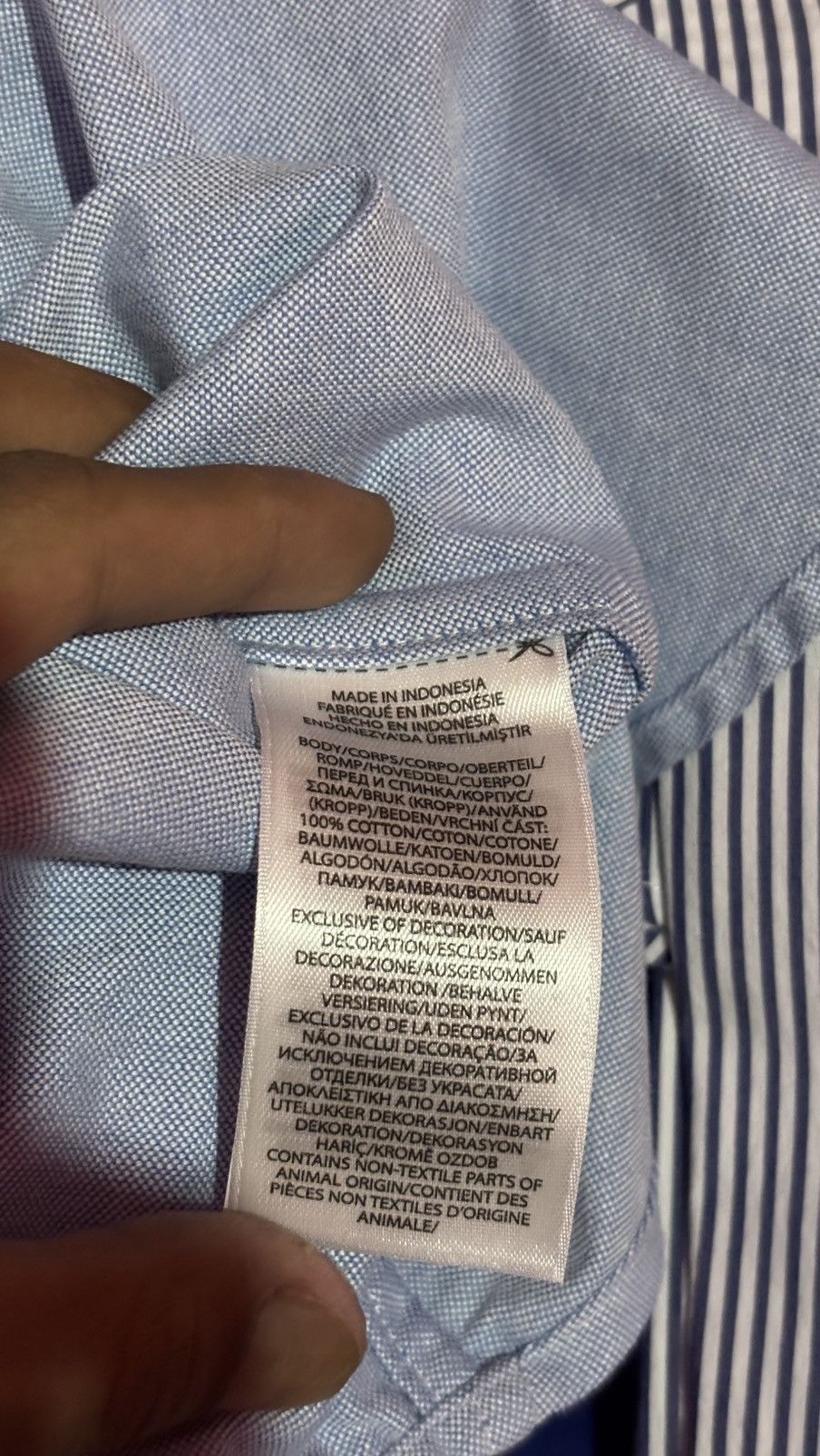 Polo Ralph Lauren Ralp Lauren shirt blue oxford Size S / US 4 / IT 40 - 4 Thumbnail