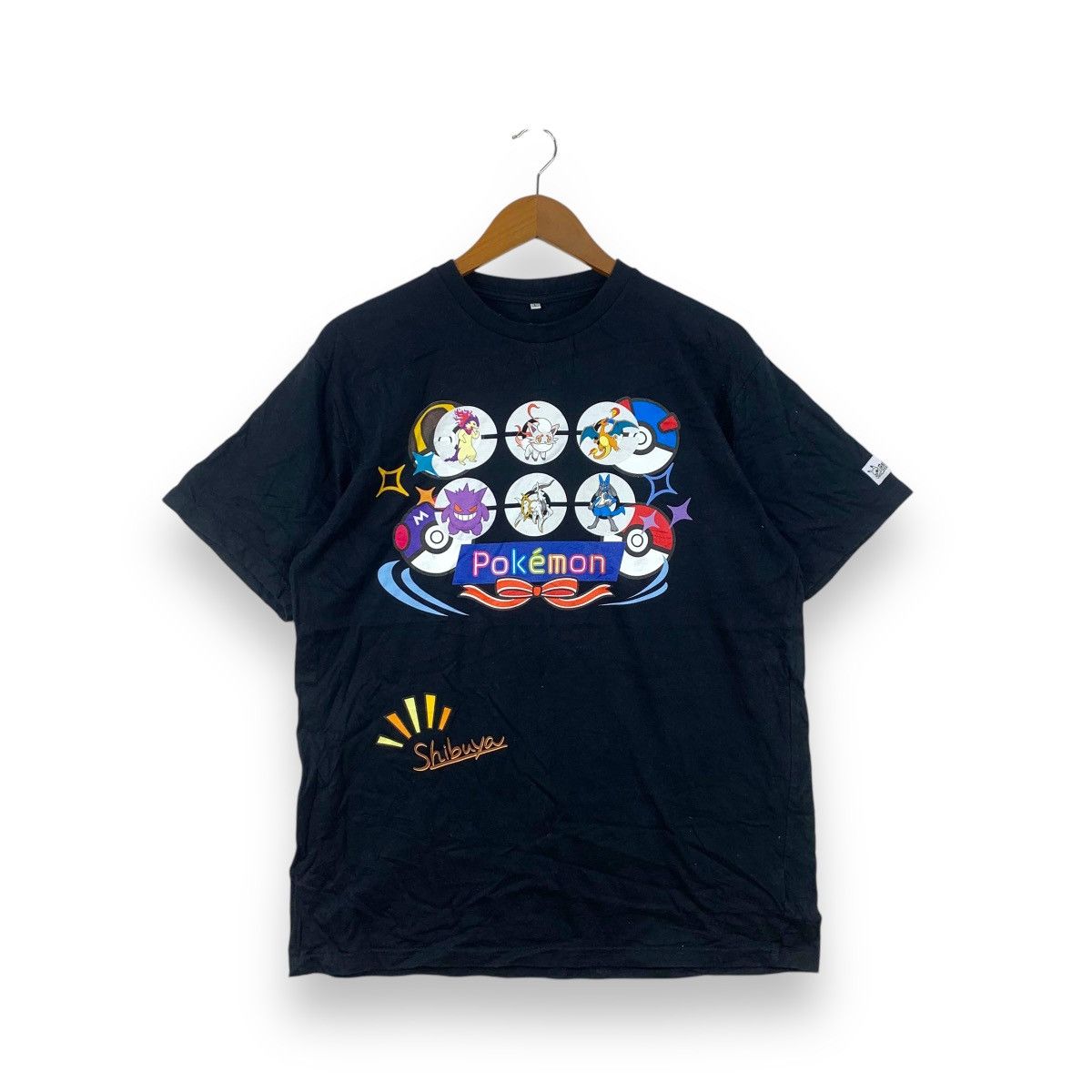 Pokemon Vintage POKEMON Design Lab Shibuya Pocket Monster Tee Shirt Size US L / EU 52-54 / 3 - 1 Thumbnail