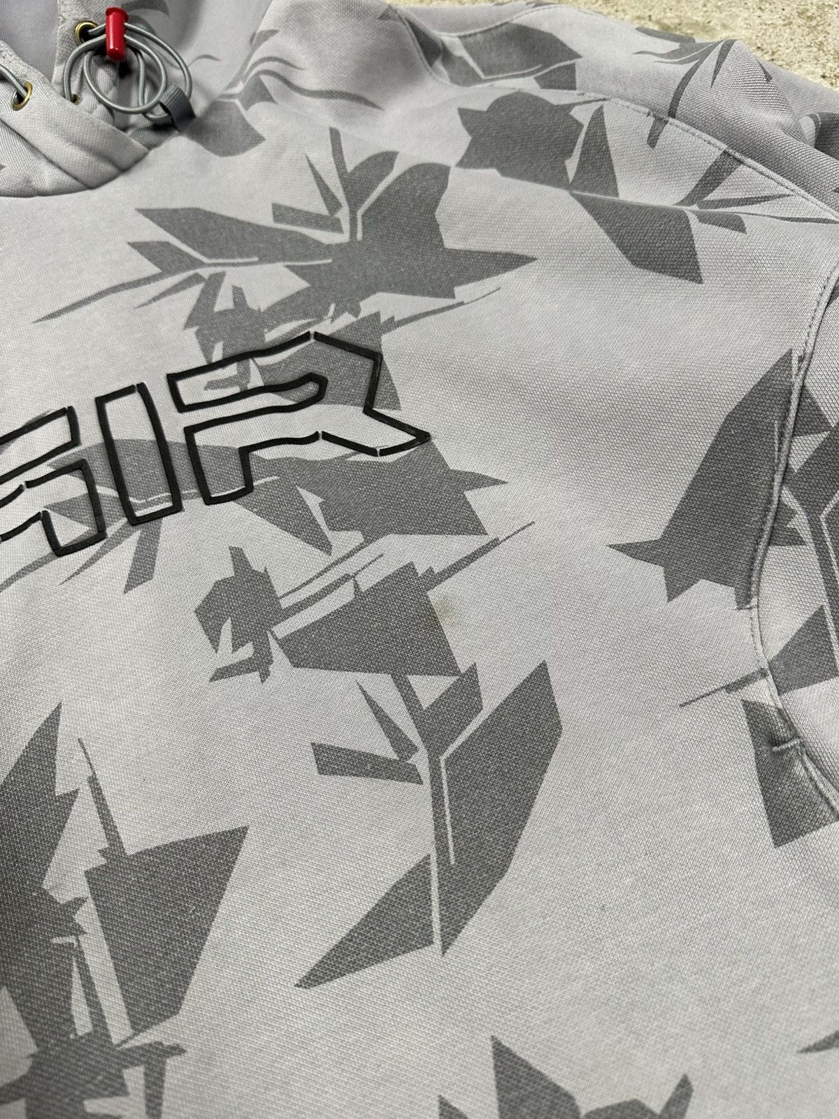 Nike Vintage Y2K Nike Air Grey Boxy Fit Hoodie Sweatshirt Swoosh Size US M / EU 48-50 / 2 - 5 Thumbnail