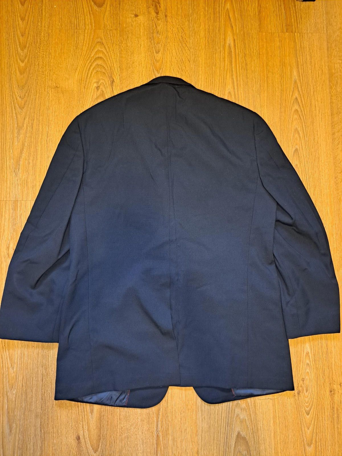 Hart Schaffner Marx VINTAGE Hart Schaffner Marx Suit Jacket Separate 44R Black Size 44R - 7 Thumbnail