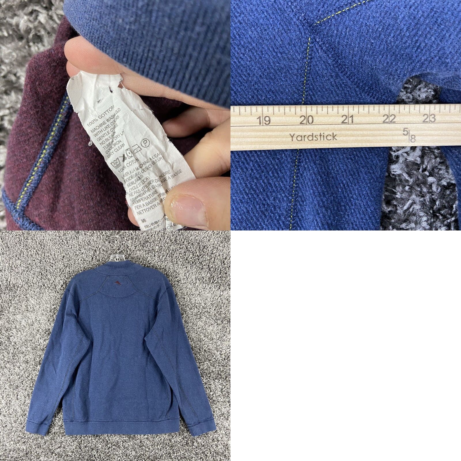 Tommy Bahama Tommy Bahama Men’s L Blue 1/2 Zip Crew Neck Long Sleeve Sweater Mens Size US L / EU 52-54 / 3 - 8 Thumbnail