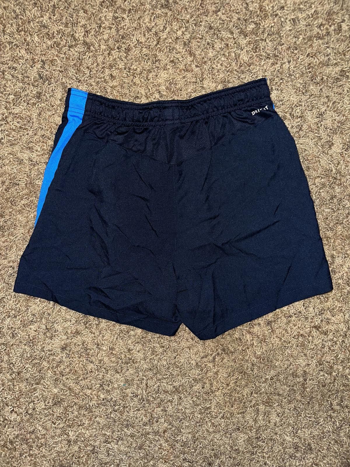 Nike Nike Womens Dry Squad Soccer Blue Shorts Size 28" / US 6 / IT 42 - 5 Thumbnail