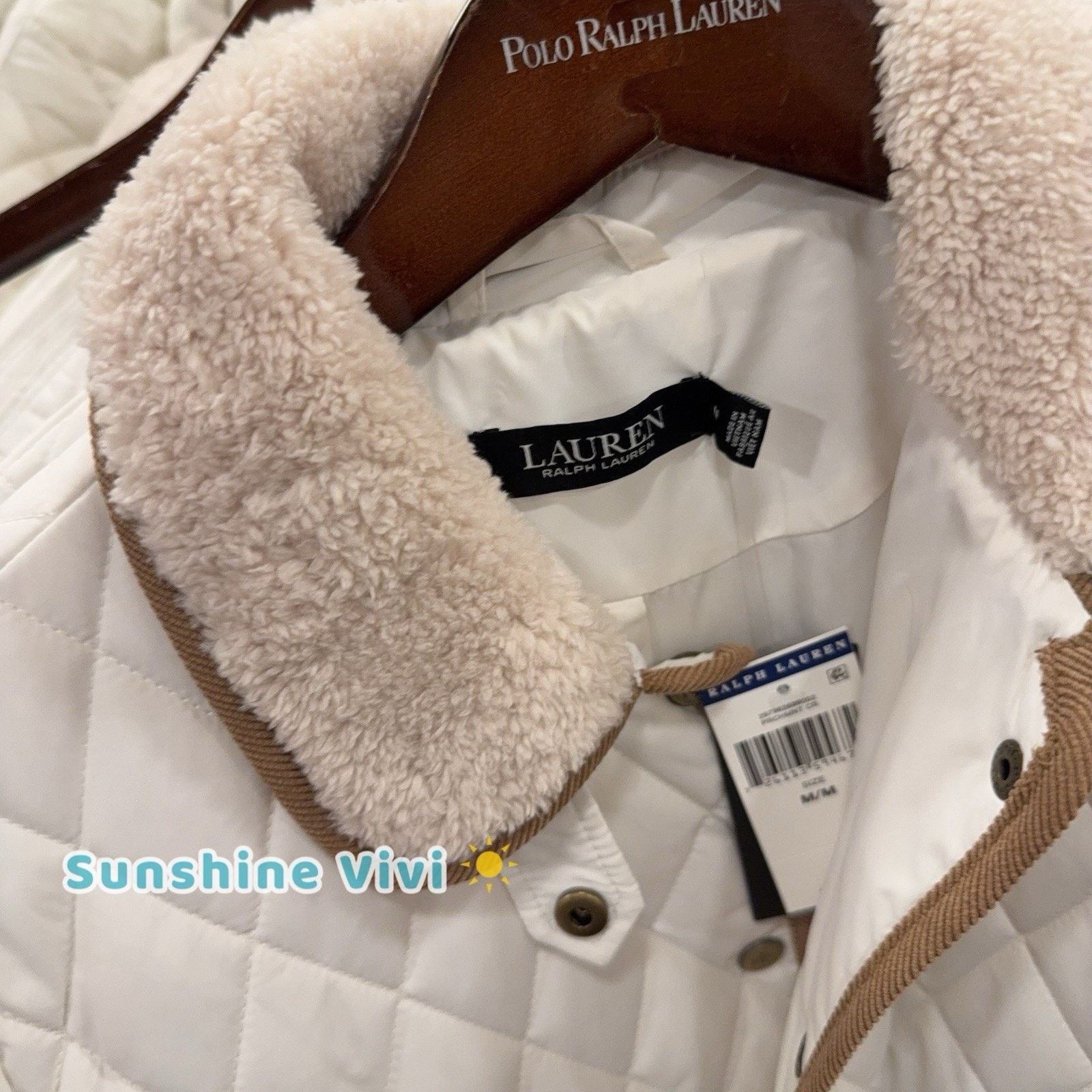 Lauren Ralph Lauren NWT Ralph Lauren Polo Women Quilted Jacket Chalk medium Size M / US 6-8 / IT 42-44 - 5 Thumbnail