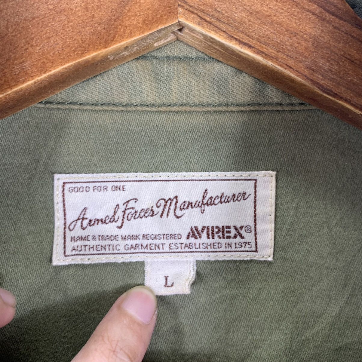 Avirex × Vintage Vintage Avirex US Army Button Jacket Size US L / EU 52-54 / 3 - 11 Thumbnail