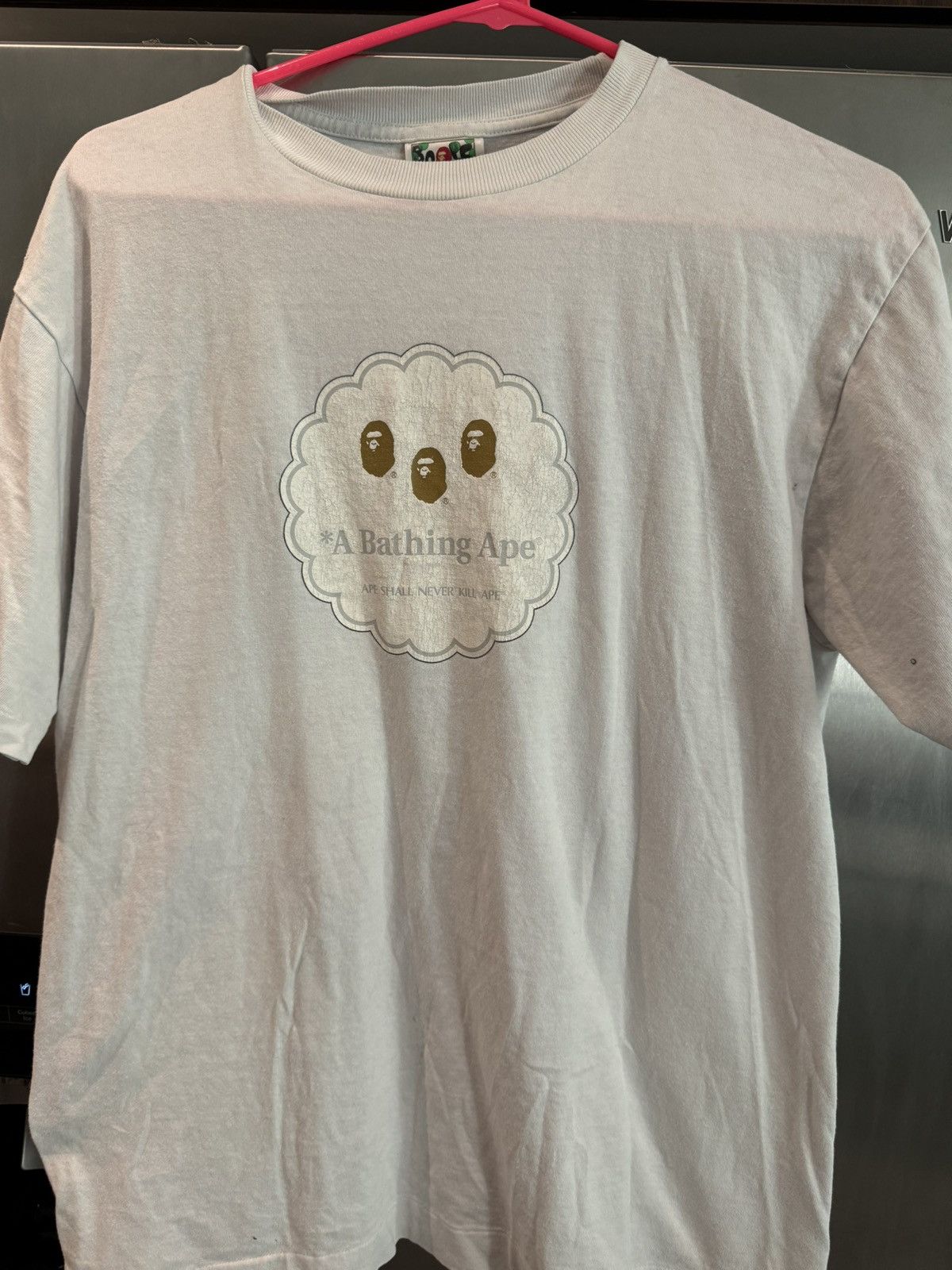 Bape 3 headed logo tee Size US M / EU 48-50 / 2 - 1 Thumbnail
