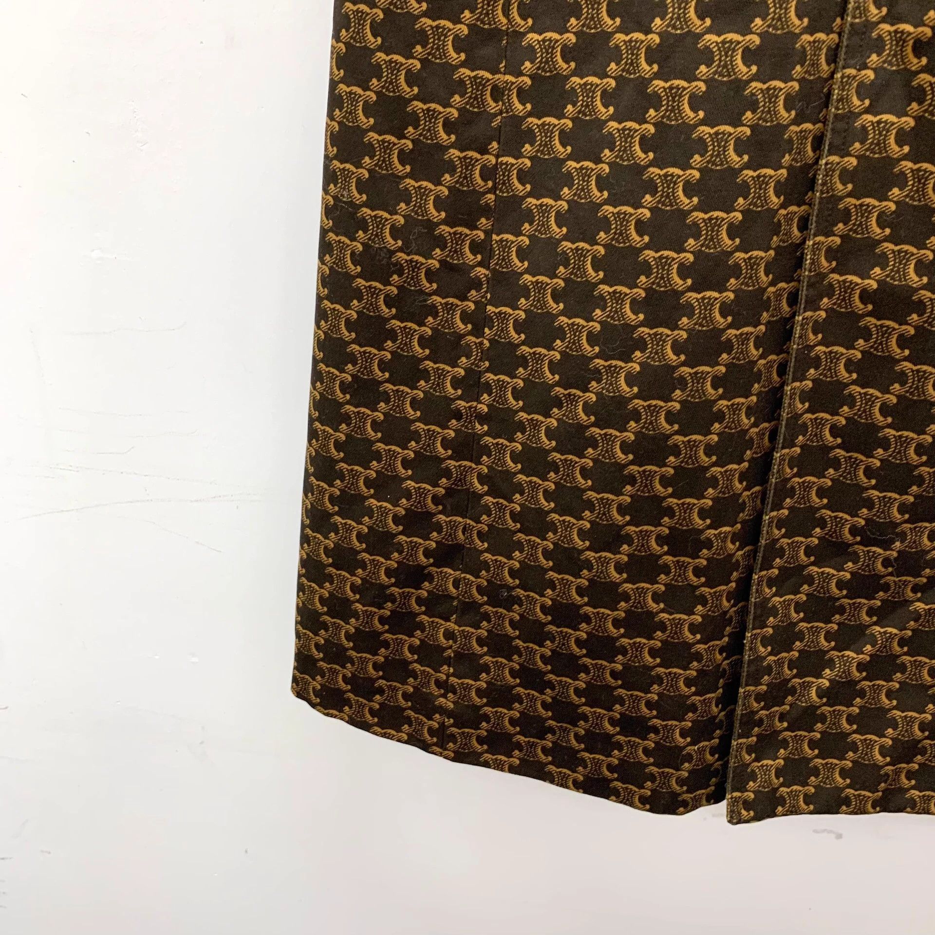 Celine KW0961 Celine Brown Monogram Trench Coat Size XS / US 0-2 / IT 36-38 - 5 Thumbnail
