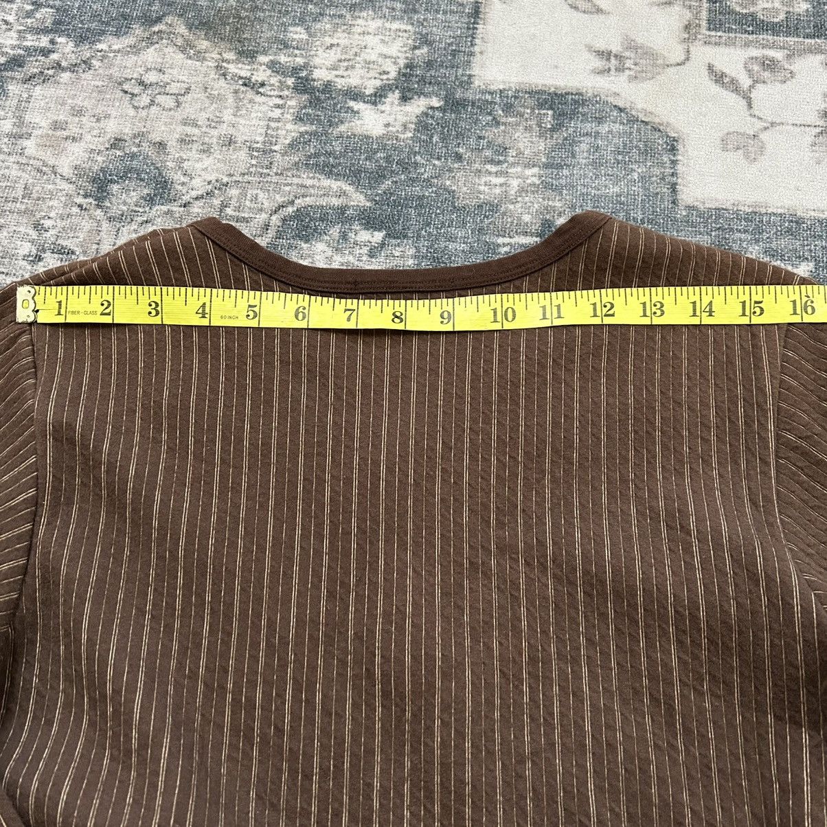 Tornado Mart Tornado Mart Tattoo Brown Long Sleeve Size US XS / EU 42 / 0 - 19 Thumbnail